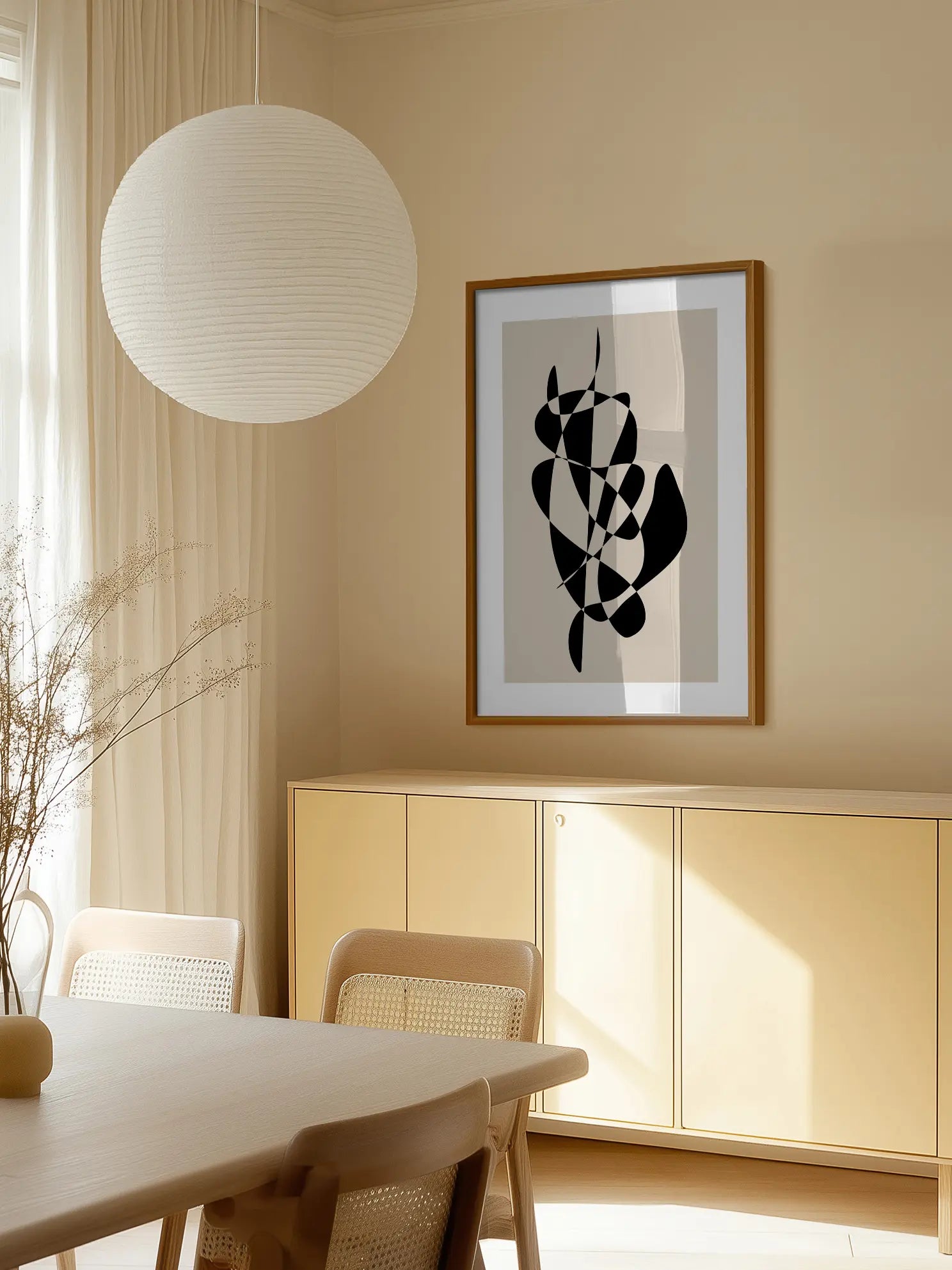 Black Abstracts Poster