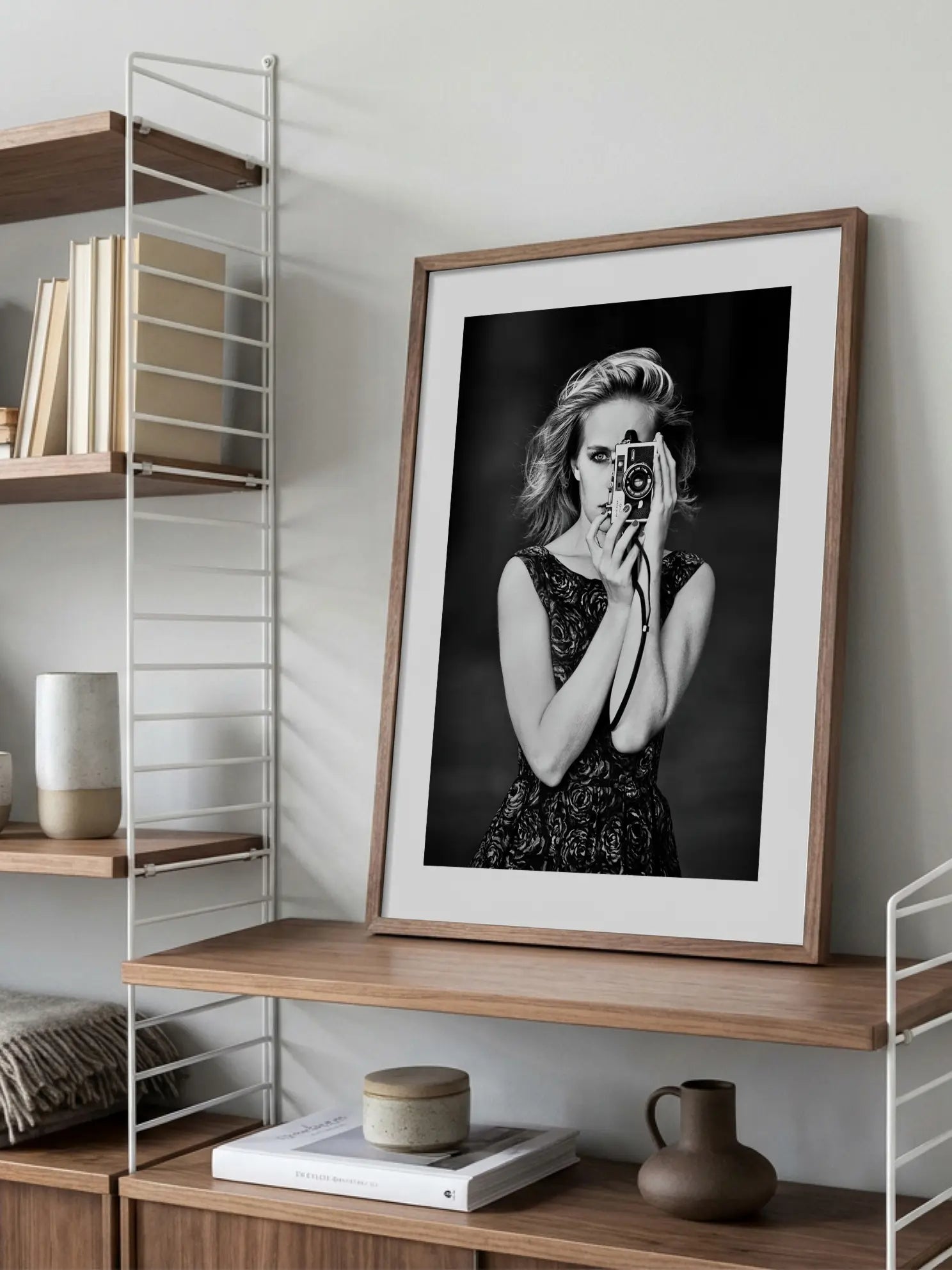Black and White Camera Poster