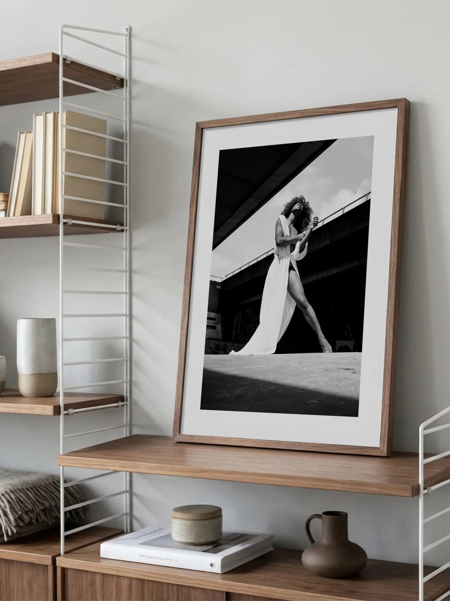 Black and White Dance Poster