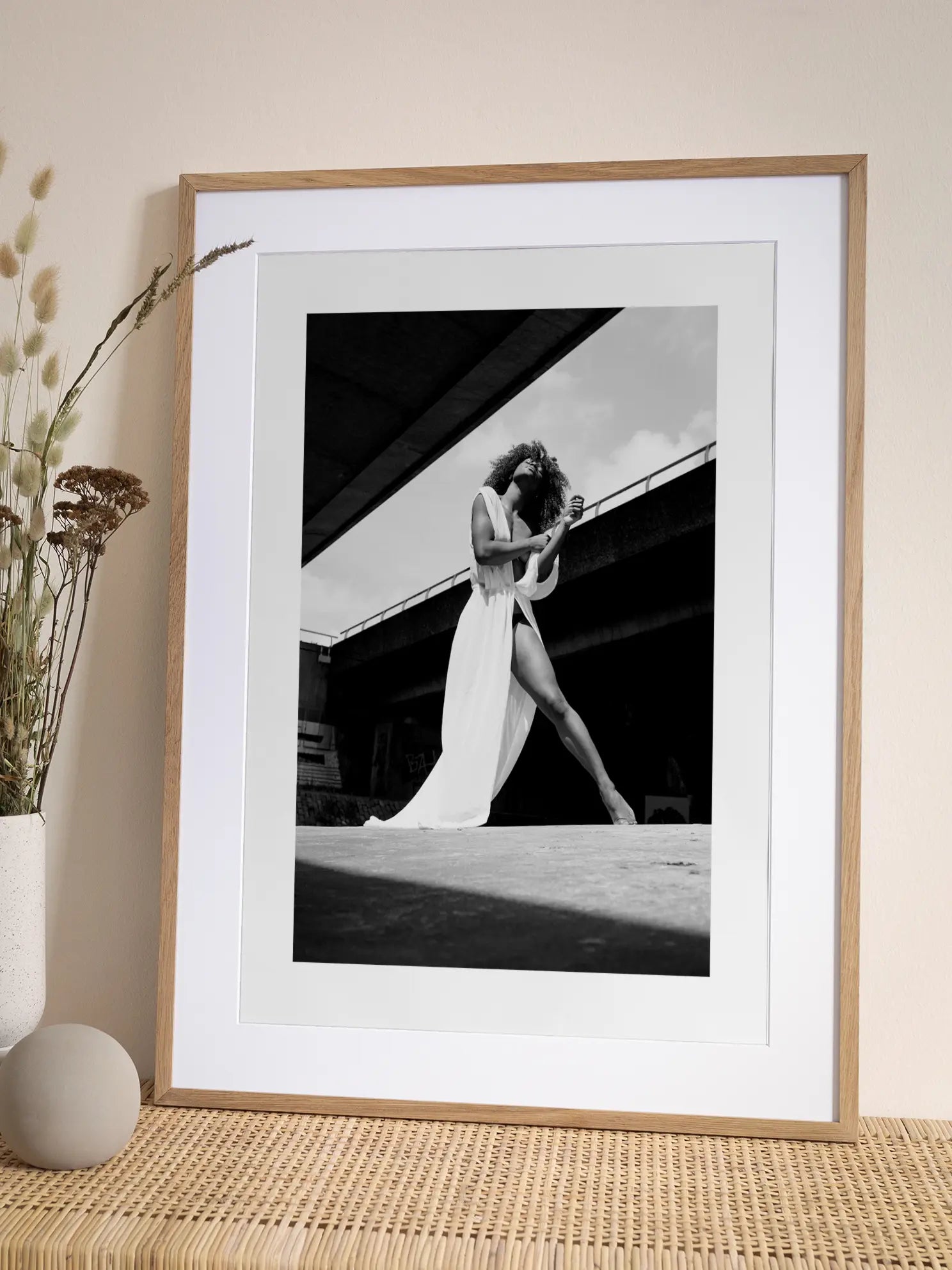 Black and White Dance Poster