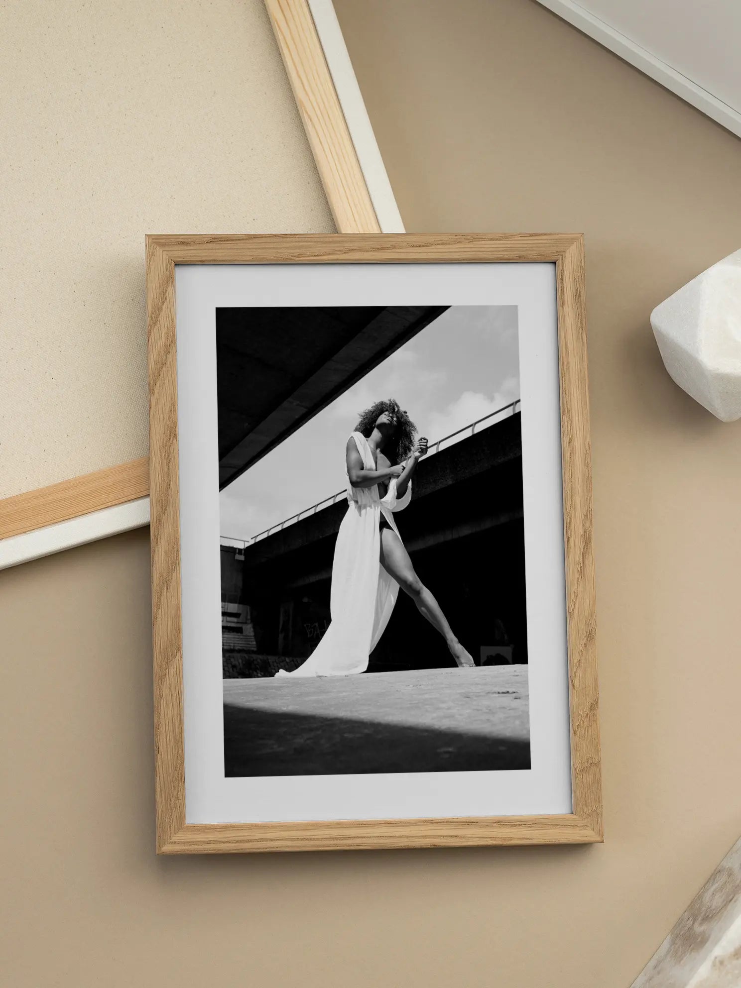 Black and White Dance Poster