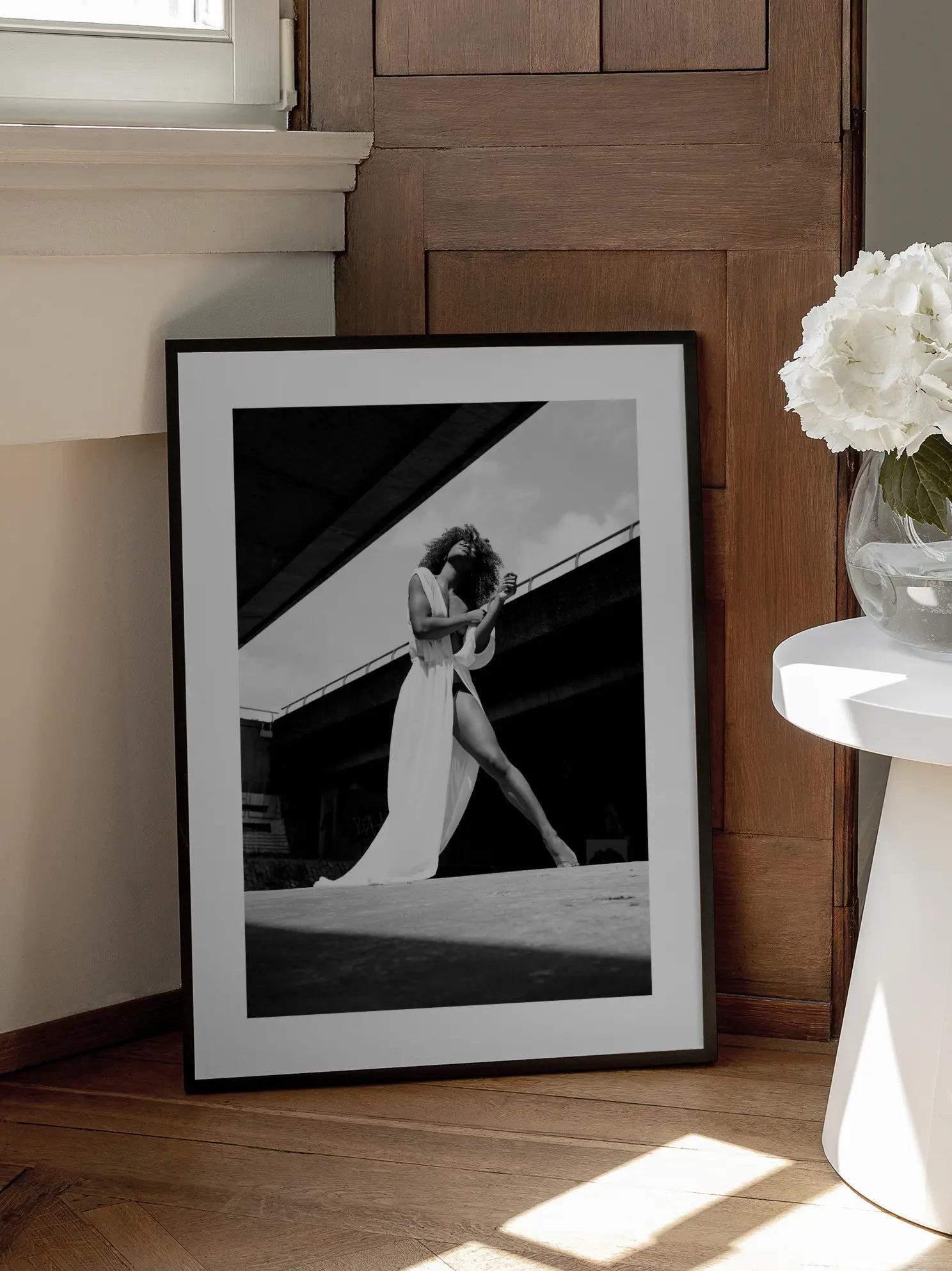 Black and White Dance Poster
