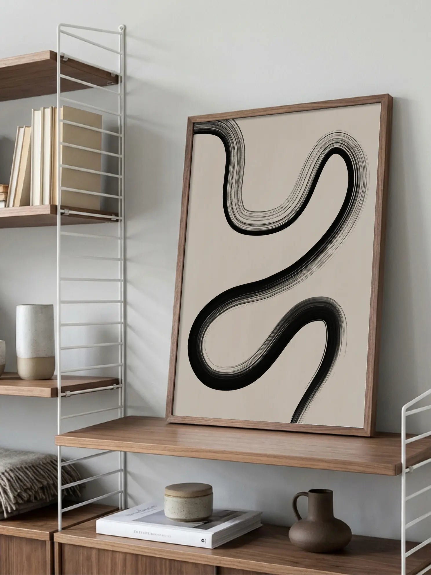 Black Brush No1 Poster