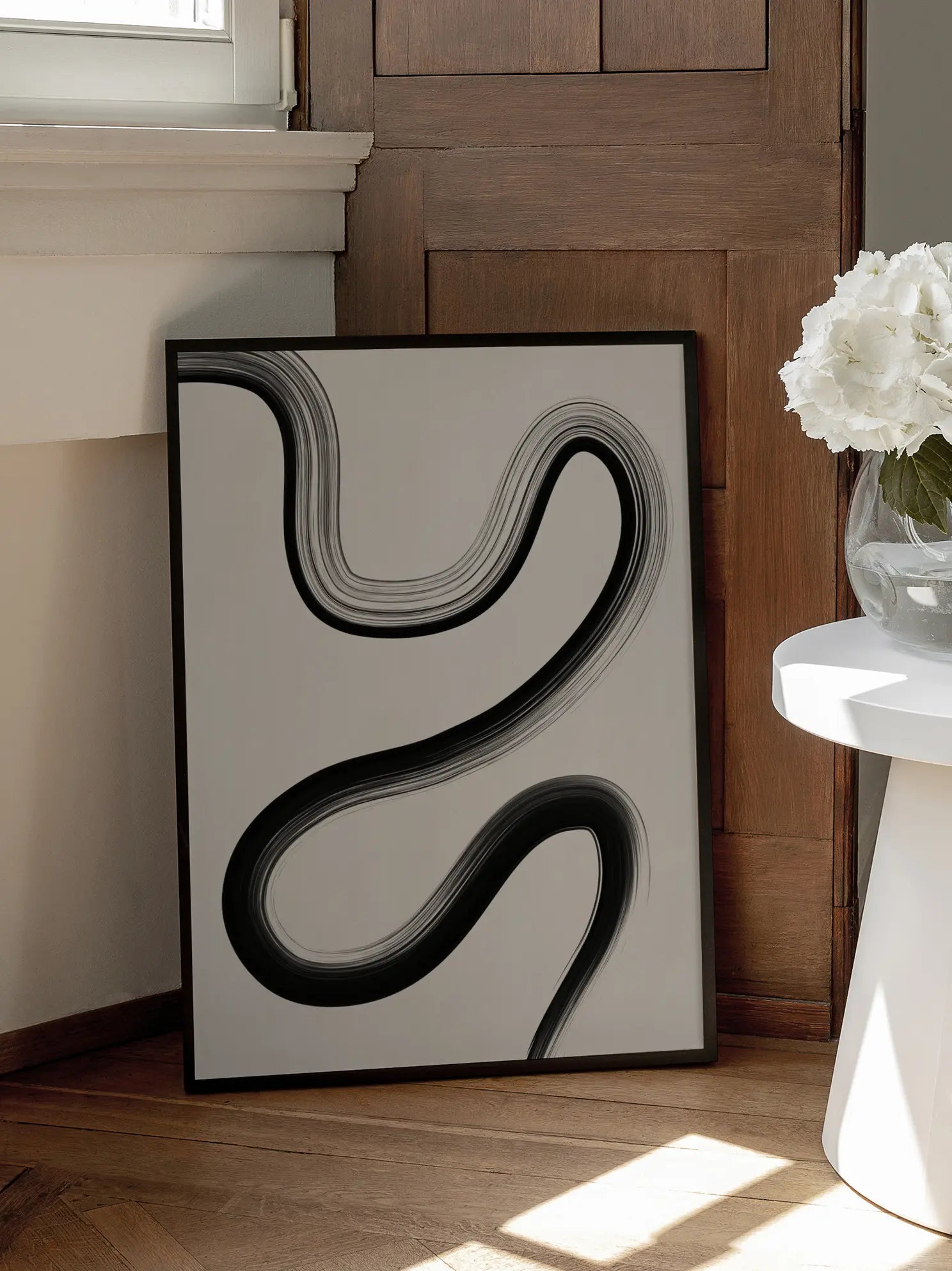 Black Brush No1 Poster