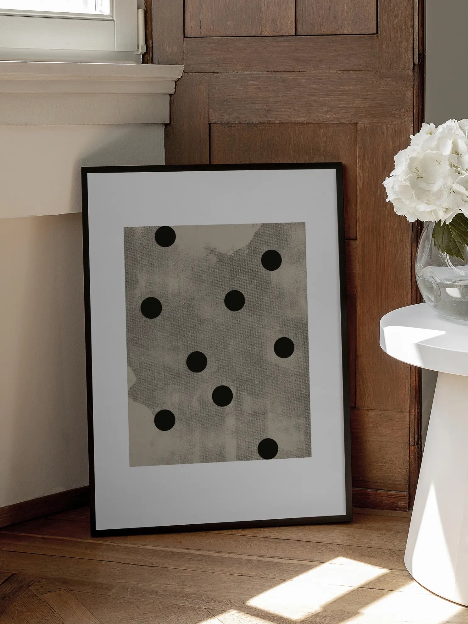Black Dots Poster