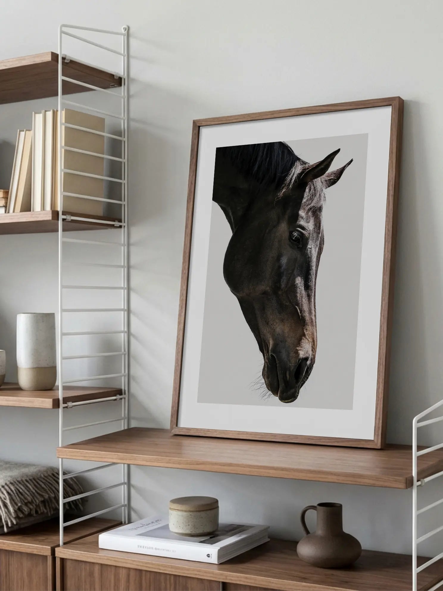 Black Horse Poster