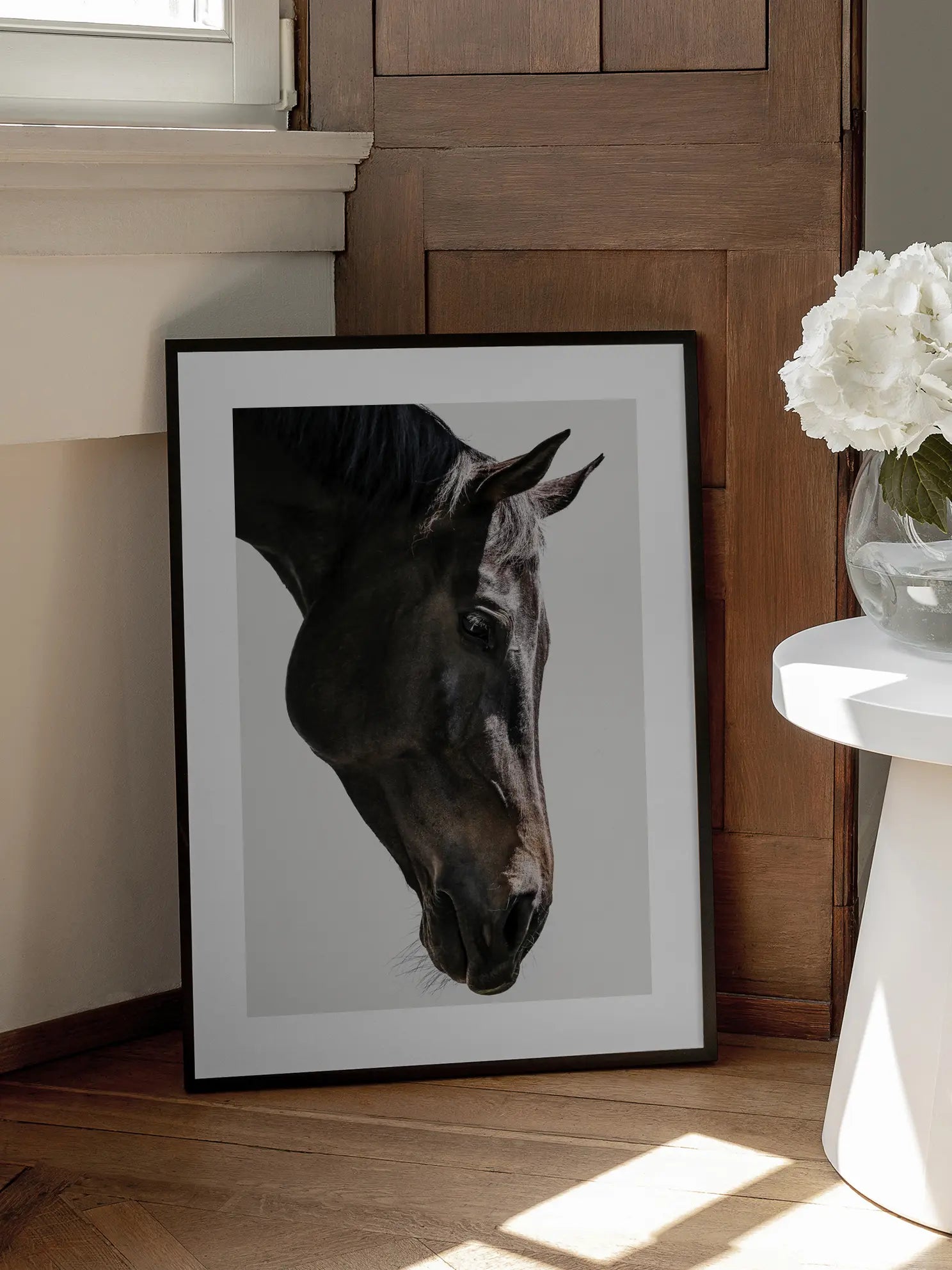 Black Horse Poster