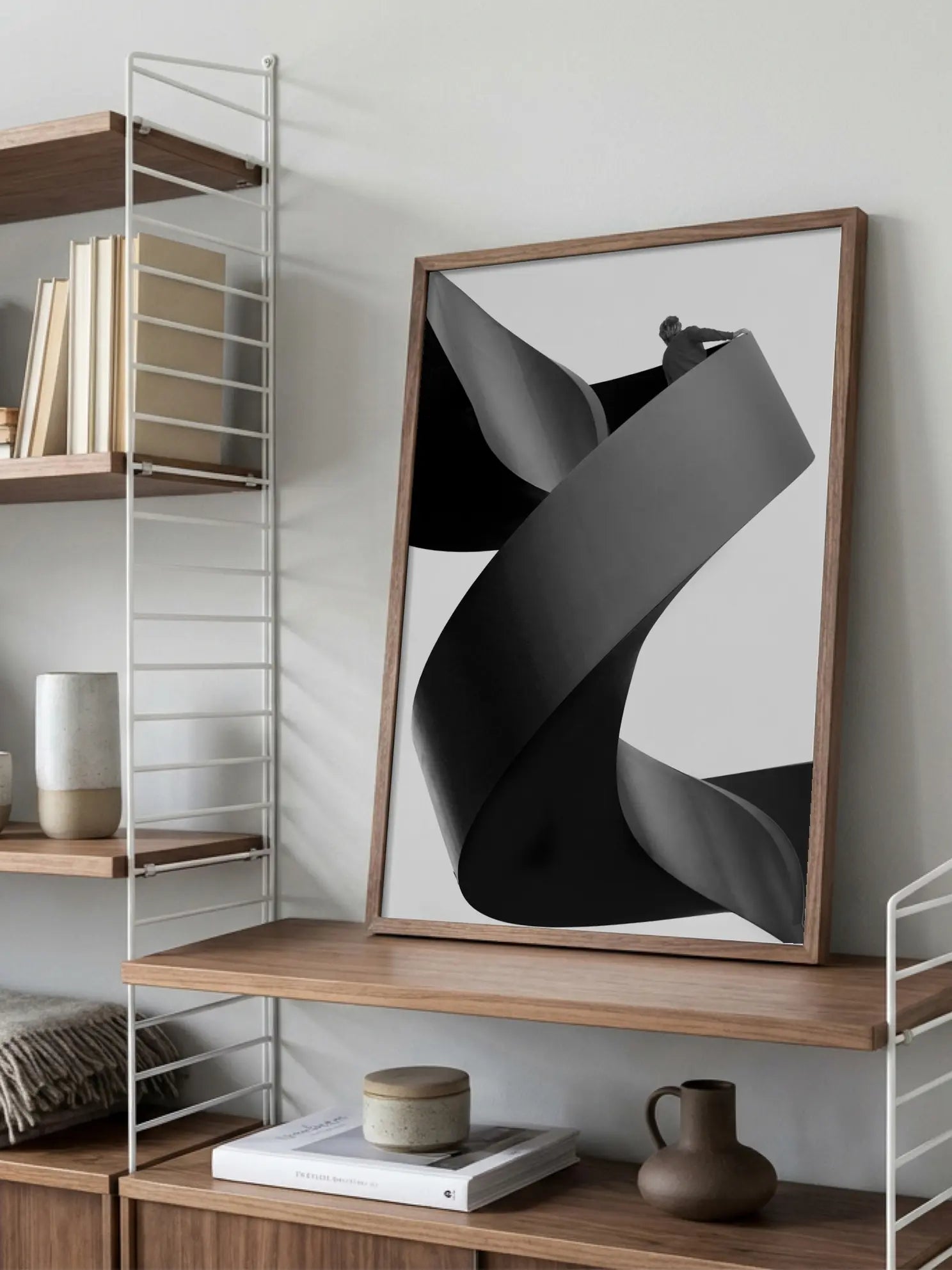 Black Spiral Poster