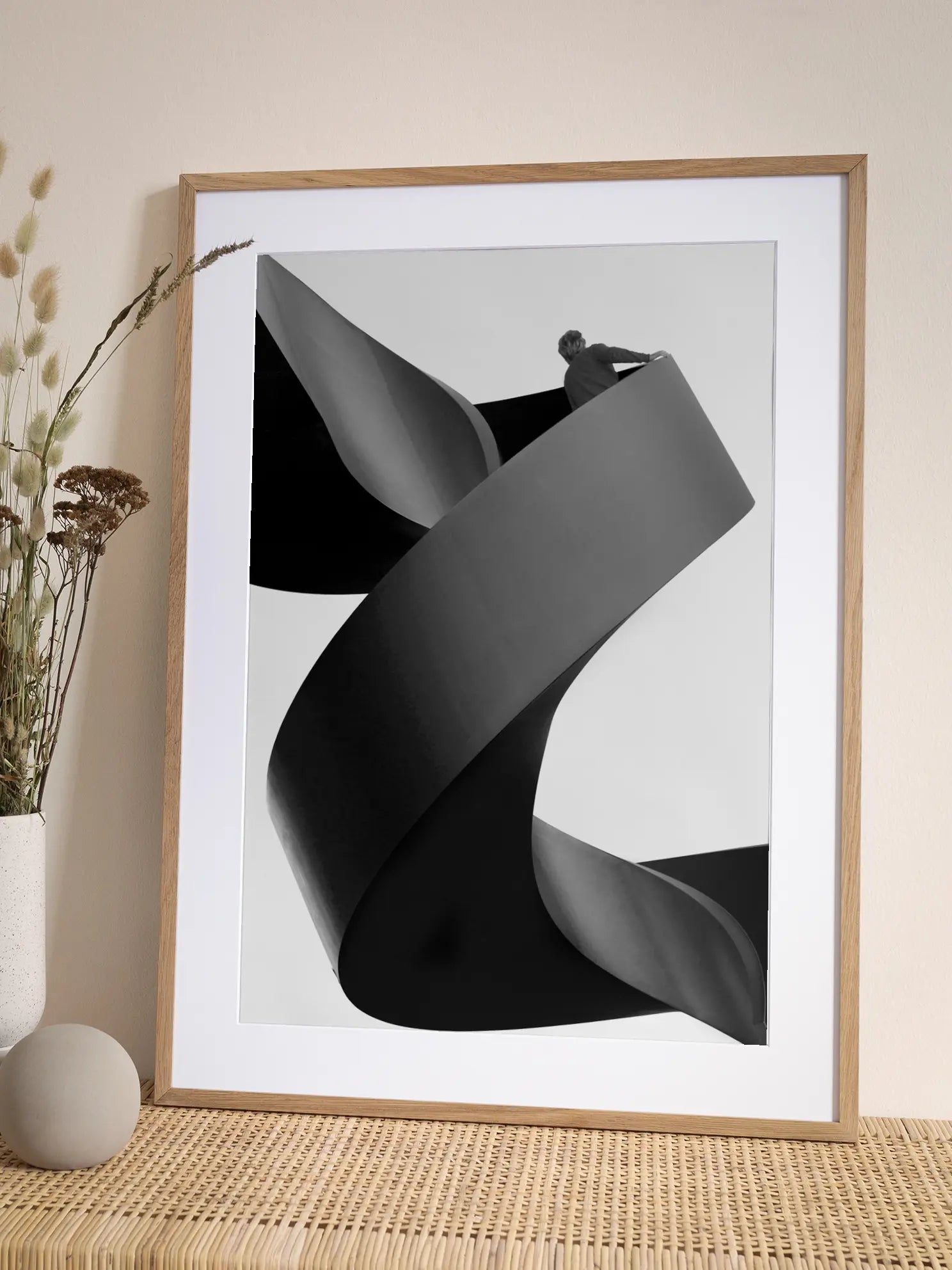 Black Spiral Poster