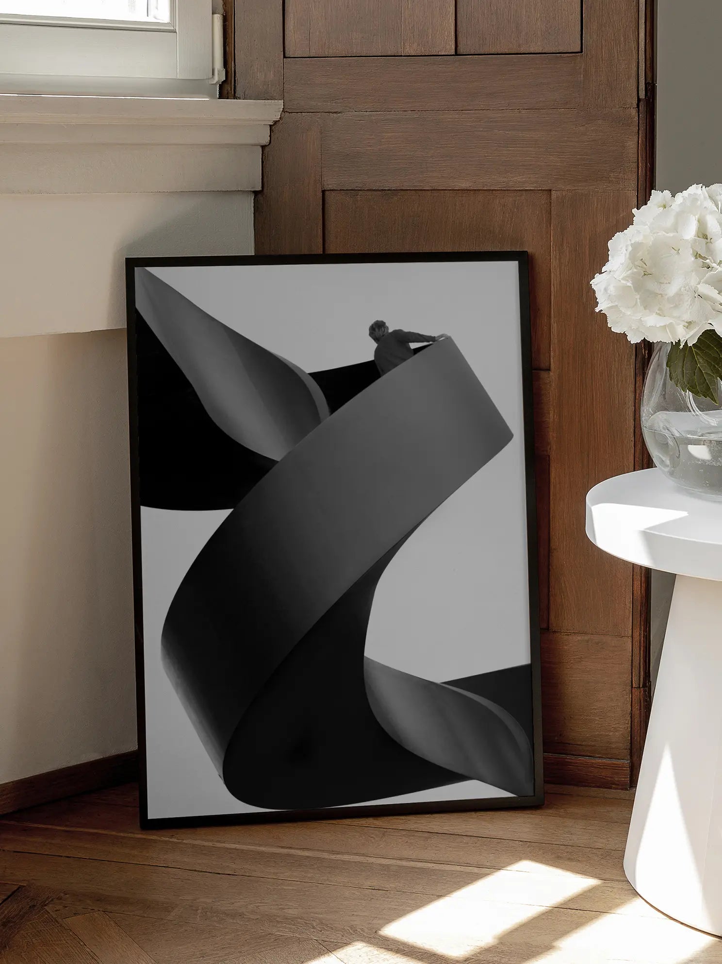 Black Spiral Poster