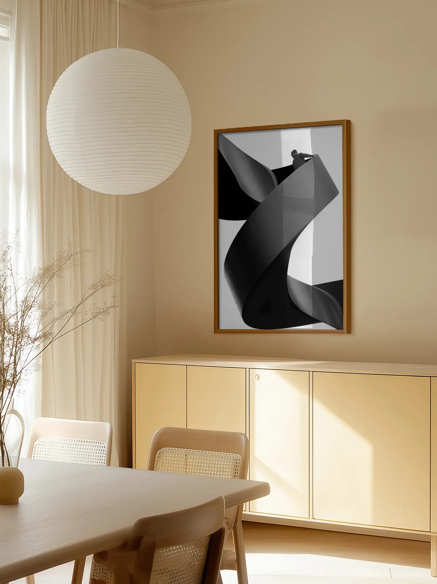 Black Spiral Poster