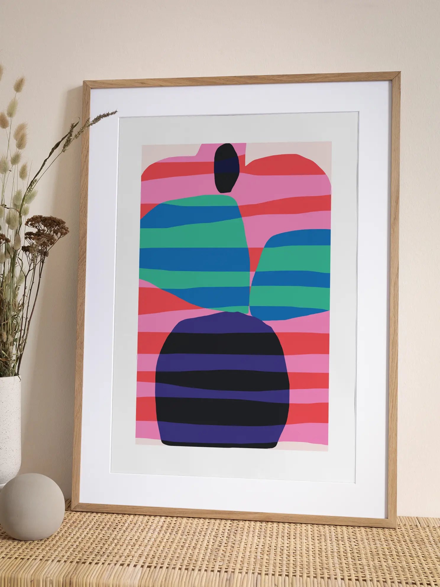 Block Stripes Poster