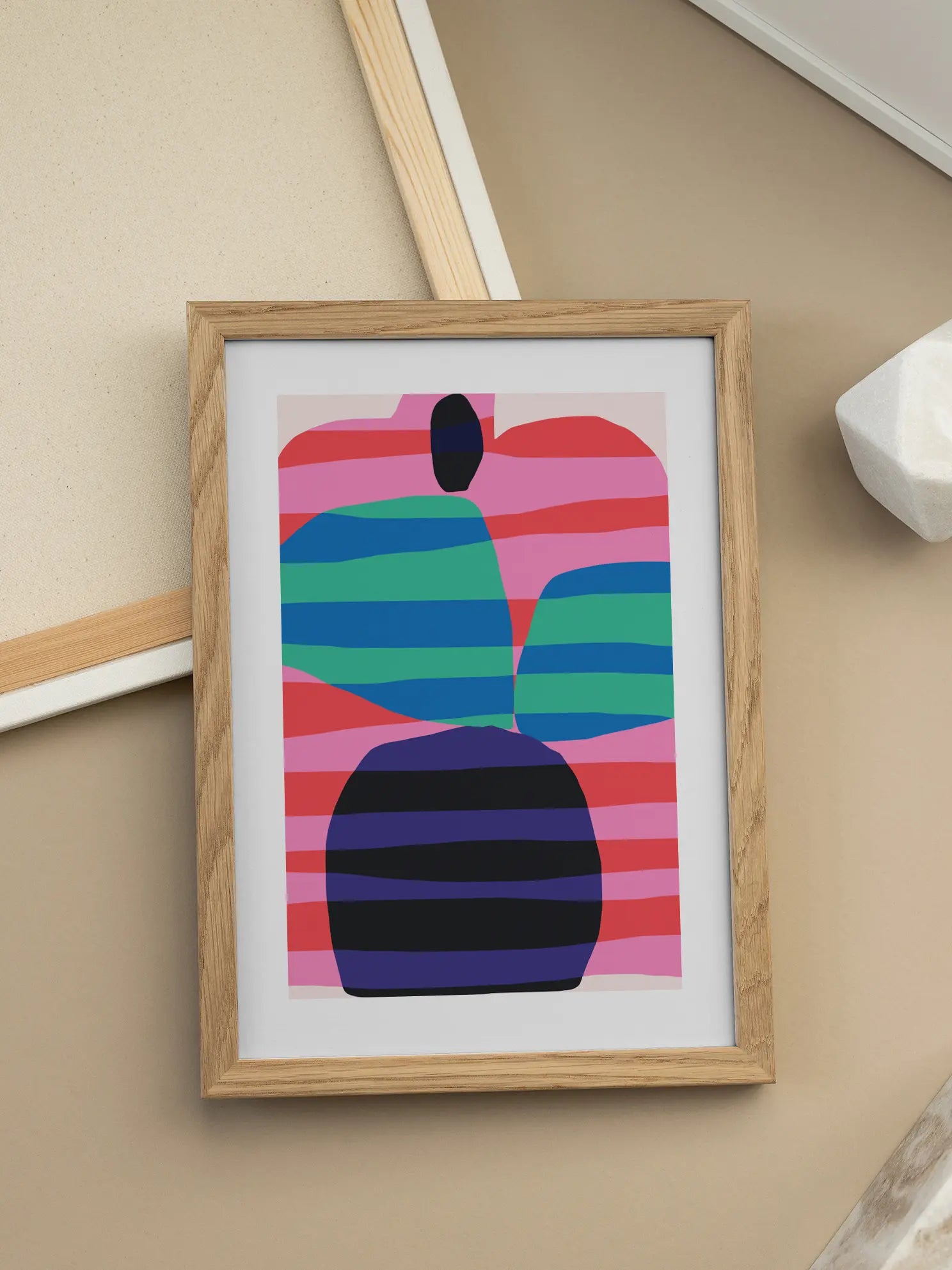 Block Stripes Poster