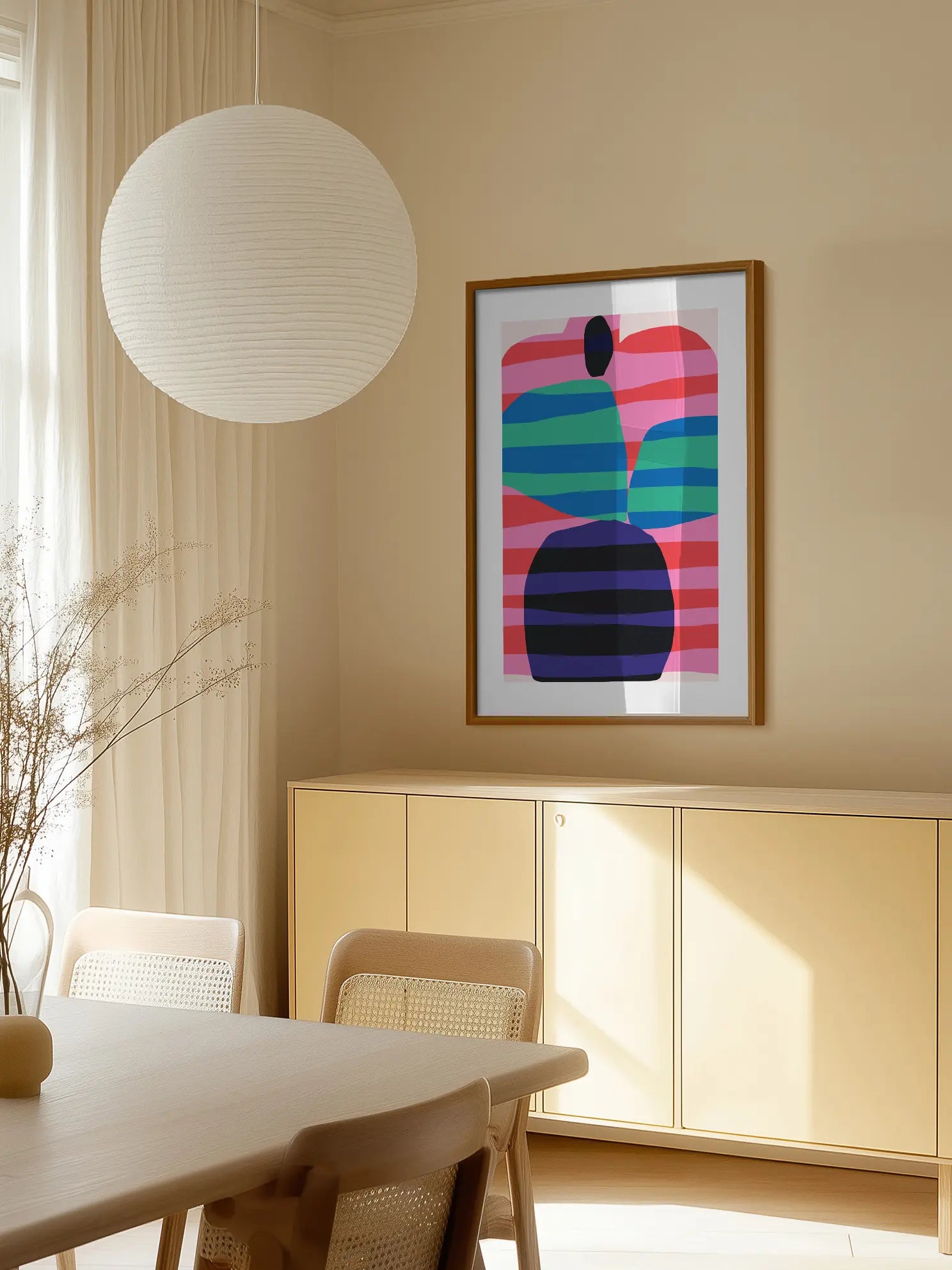 Block Stripes Poster