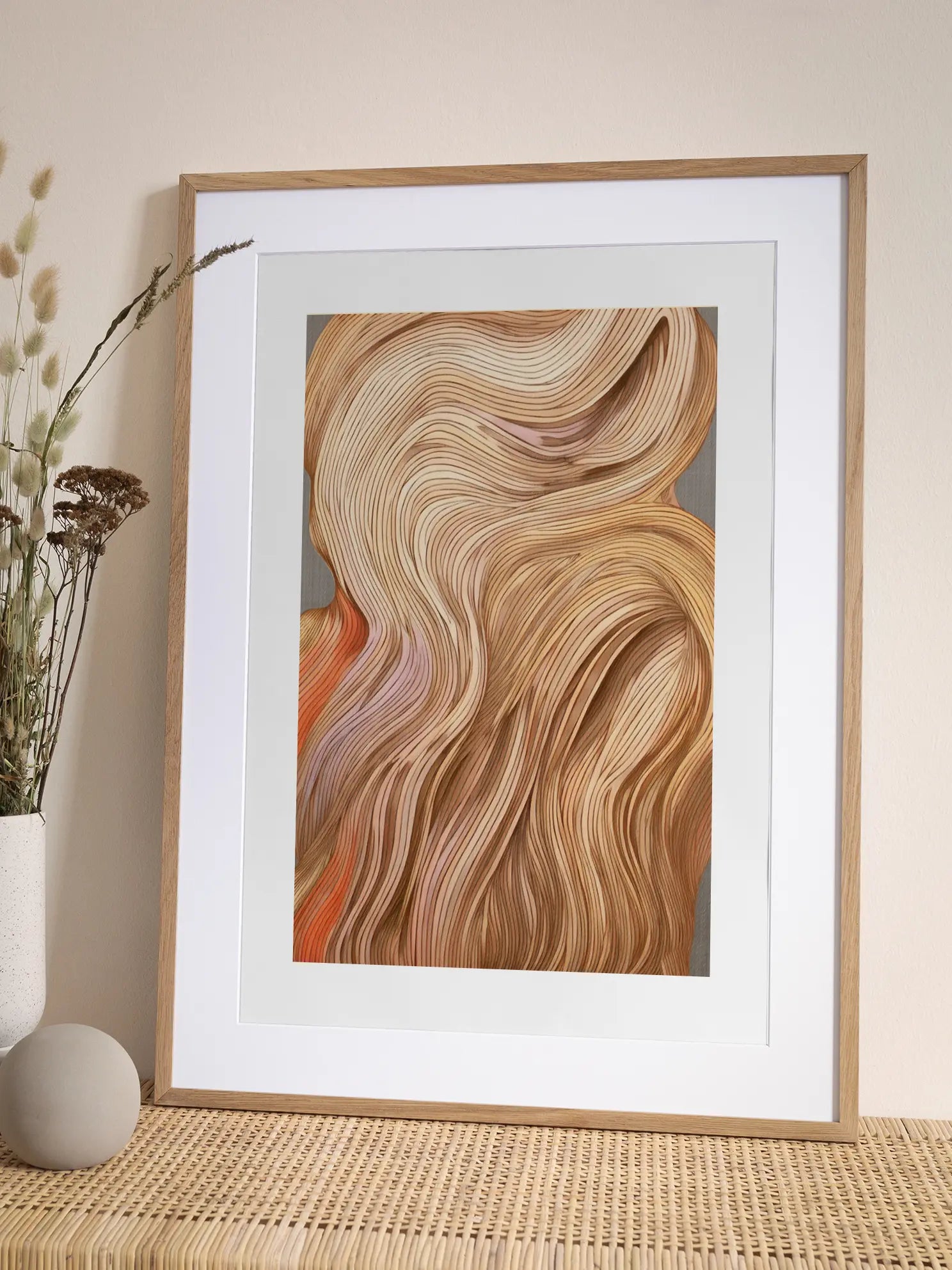 Blonde Hair Poster