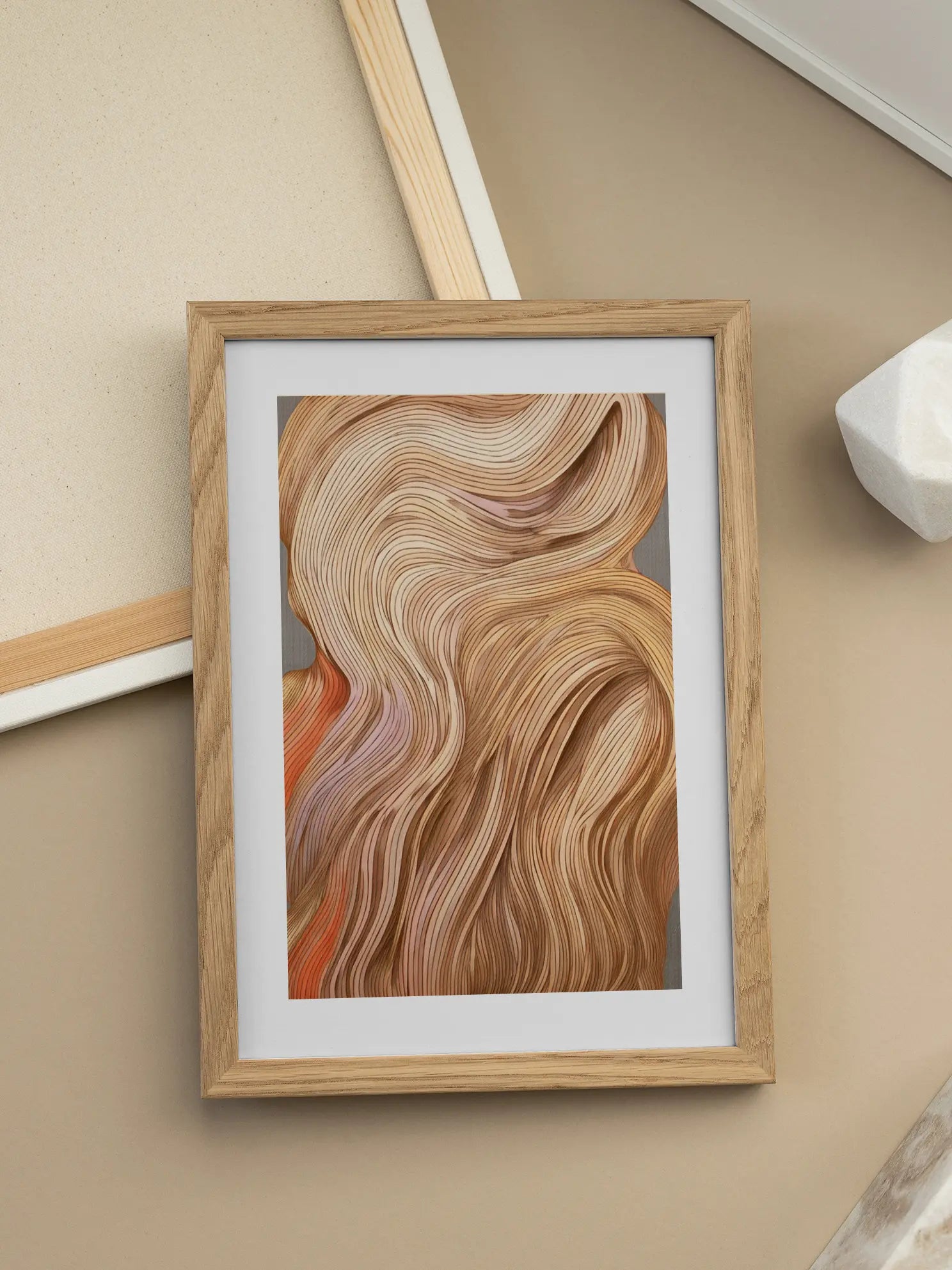 Blonde Hair Poster