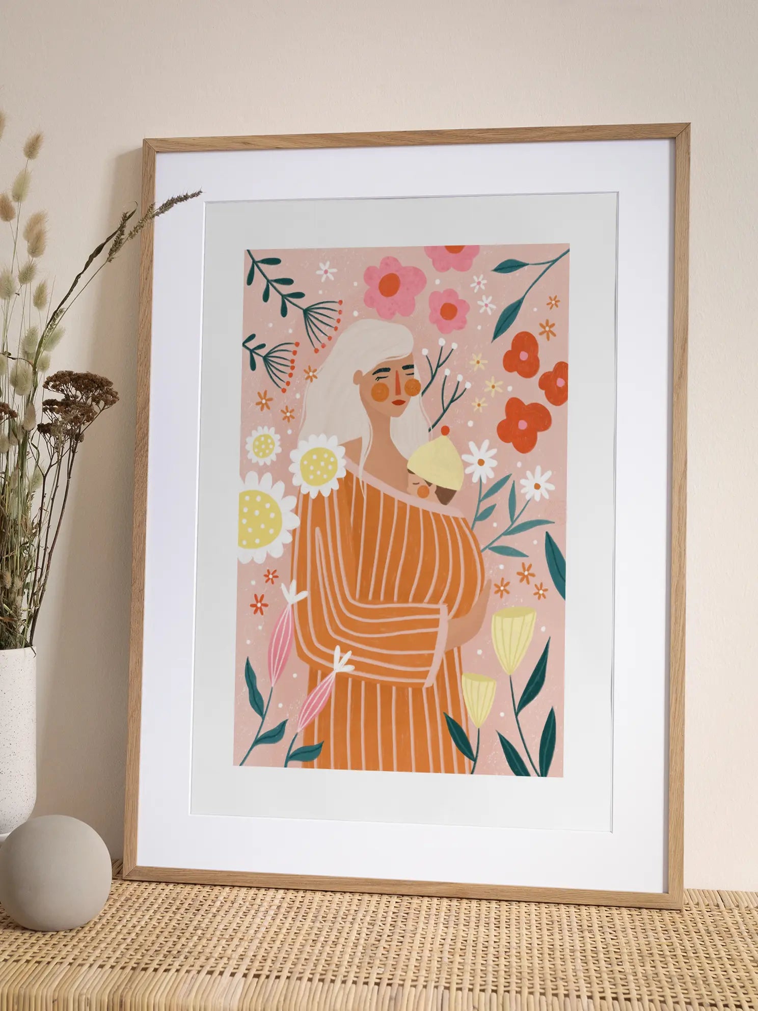 Blossom Embrace Poster