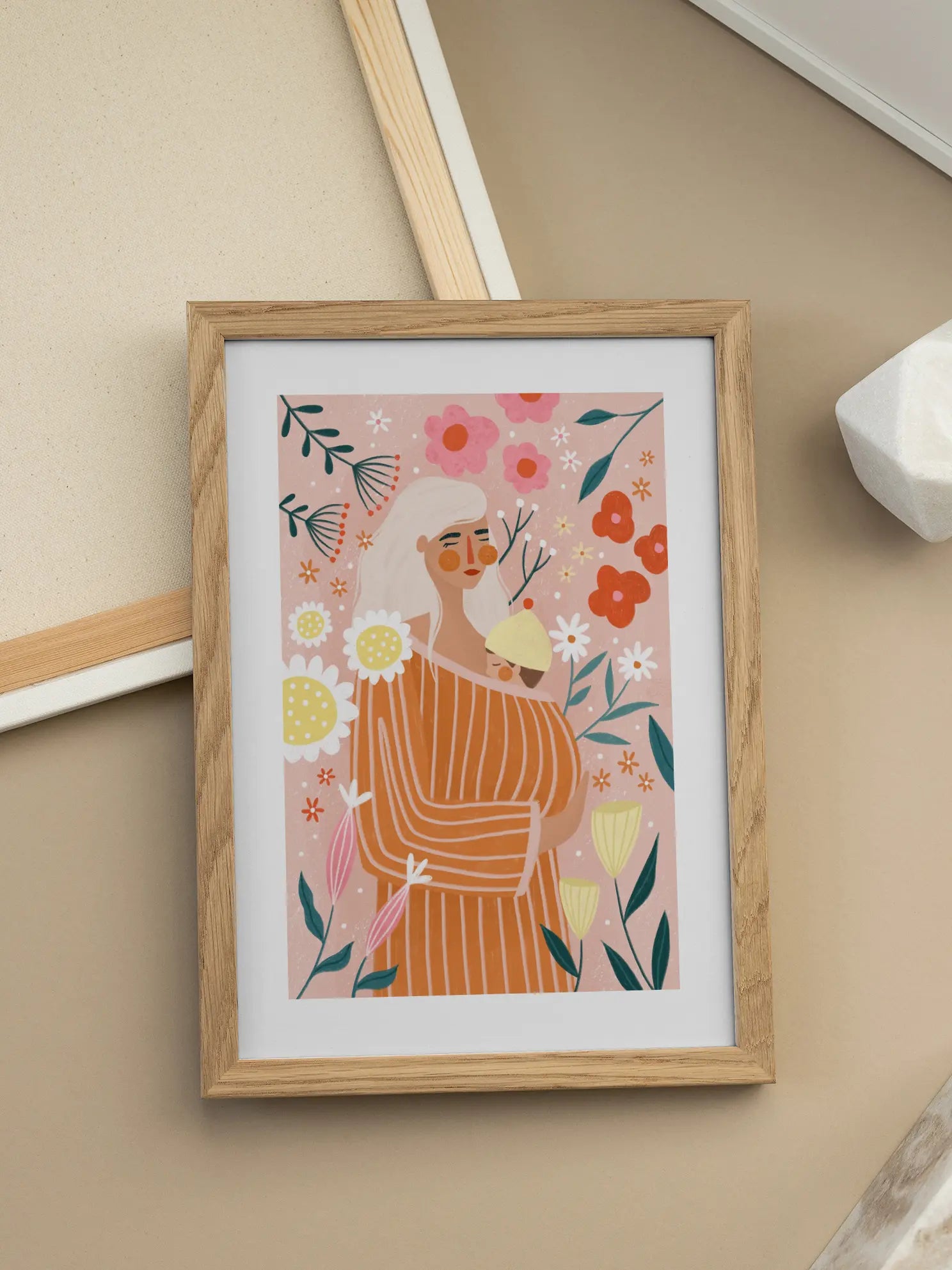 Blossom Embrace Poster