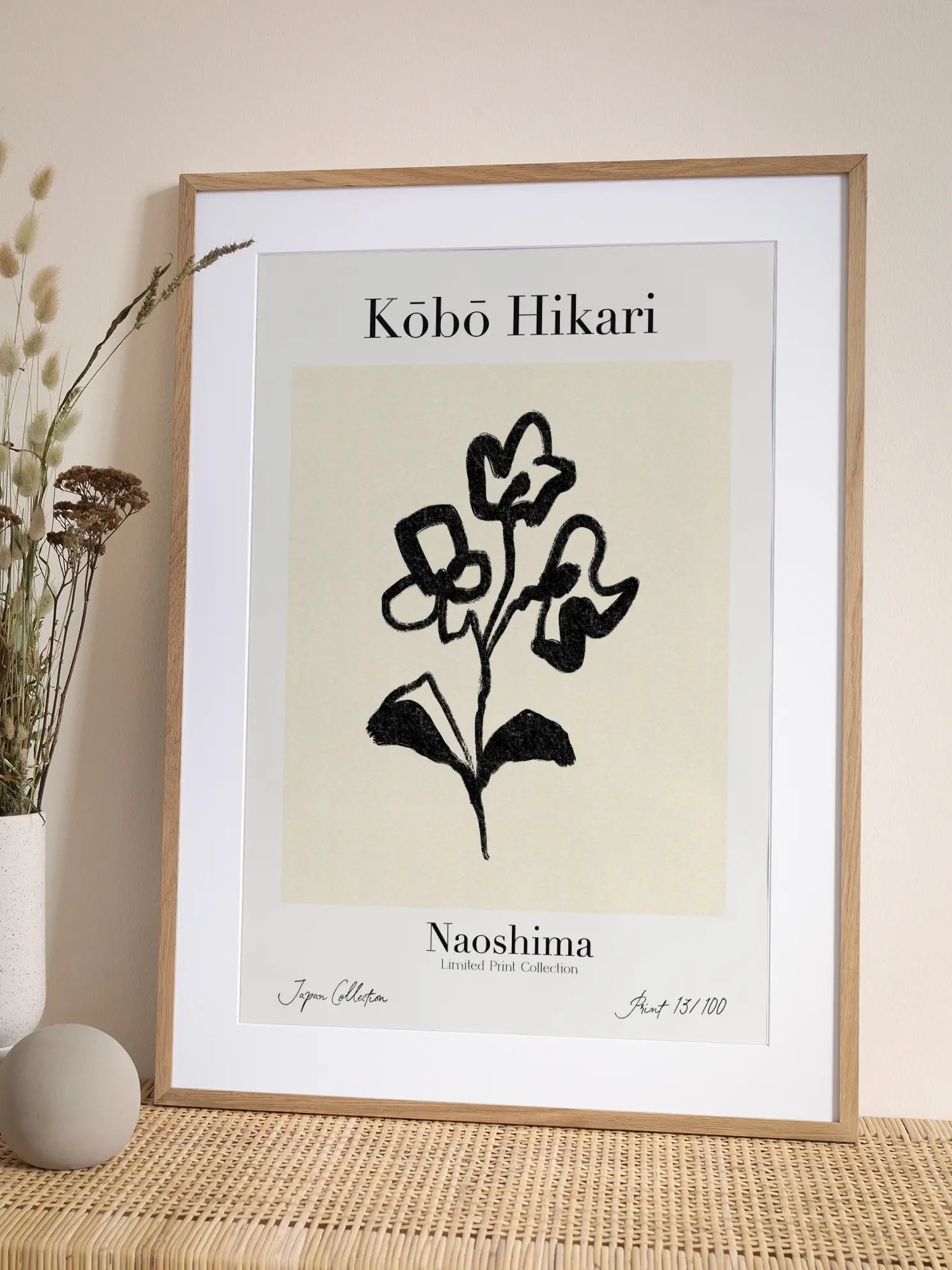 Blossom Silhouette Poster