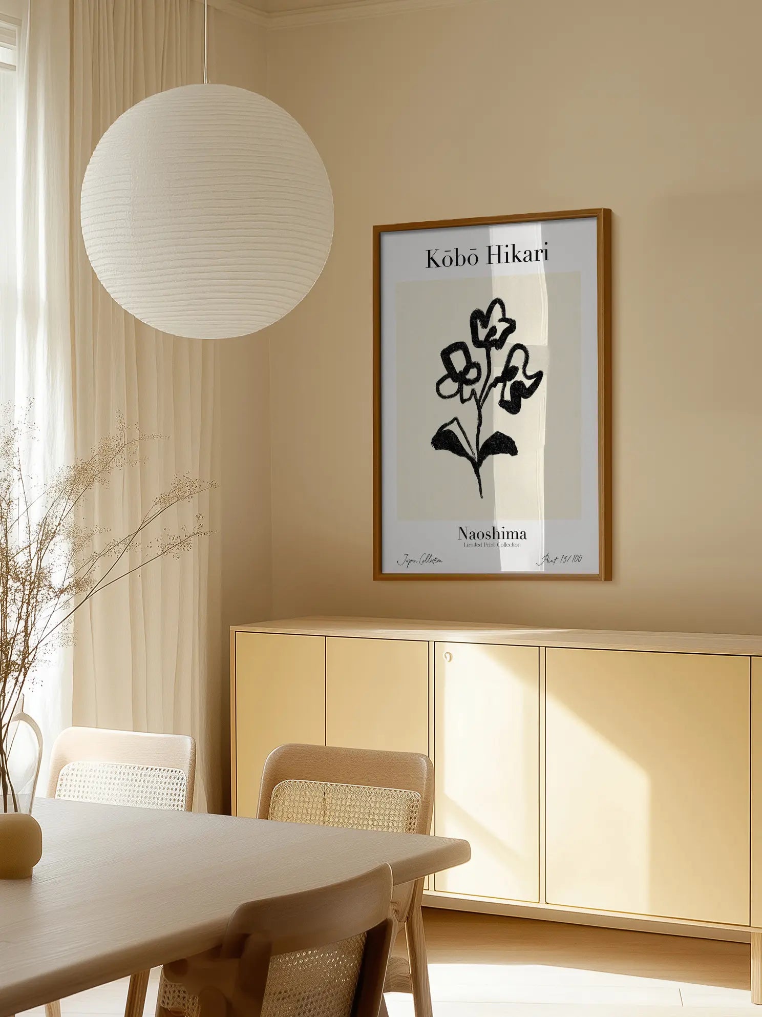 Blossom Silhouette Poster