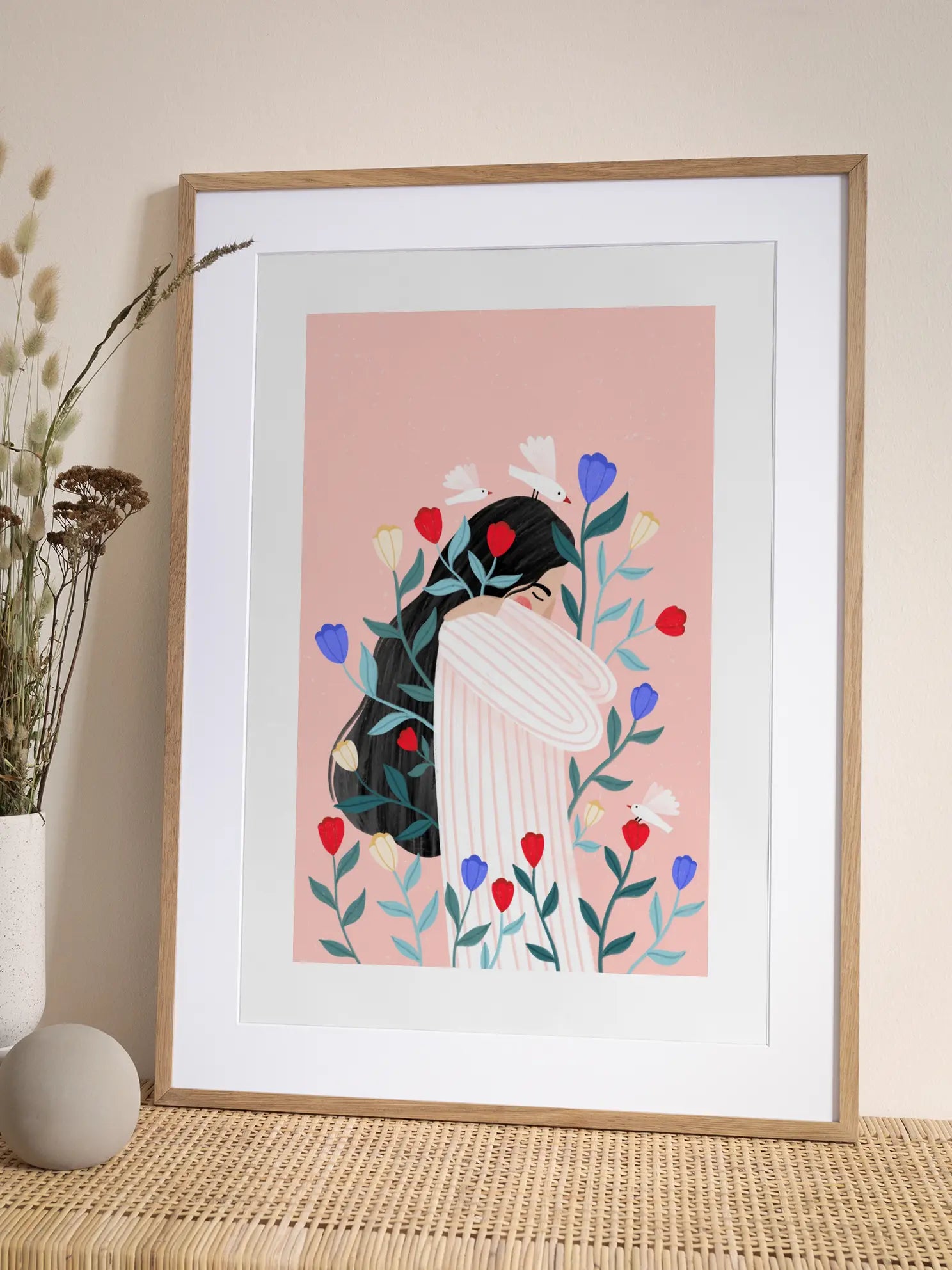 Blossoms and Serenity Poster