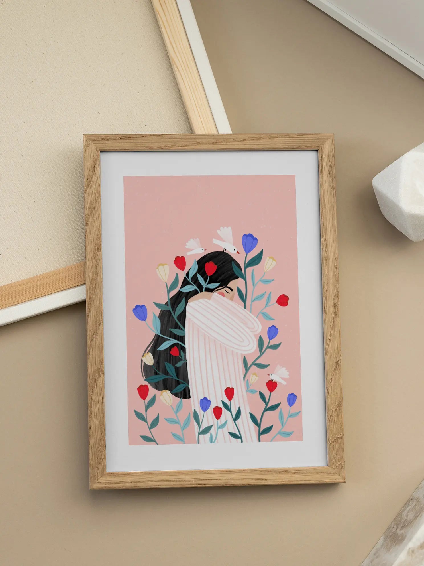Blossoms and Serenity Poster