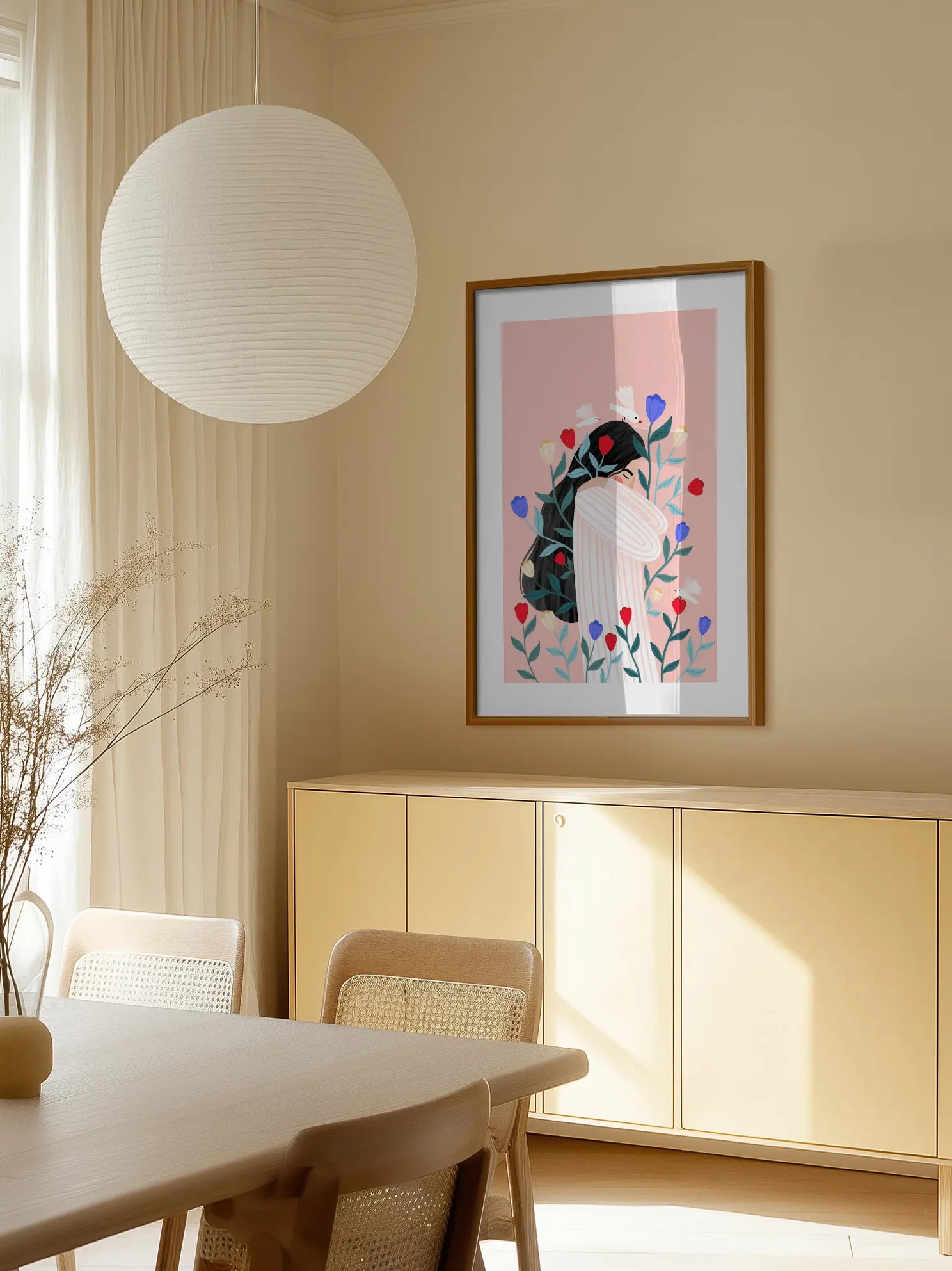 Blossoms and Serenity Poster