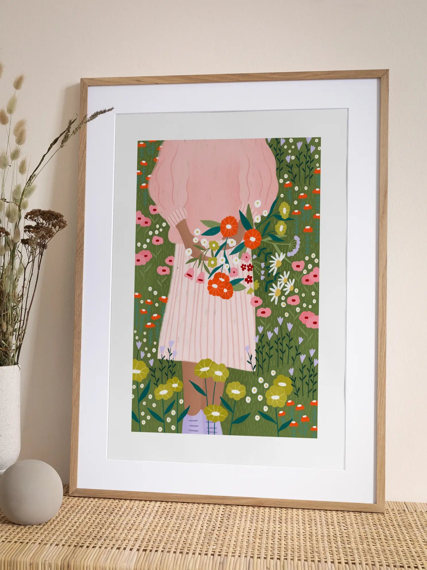 Blossoms in Hand Poster