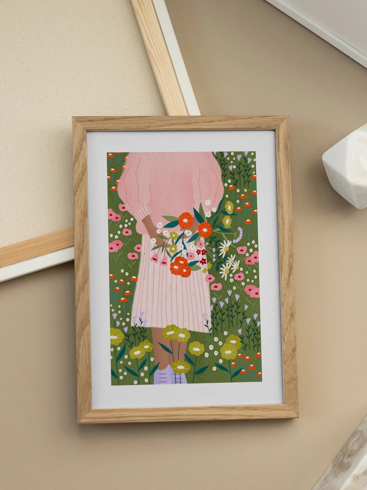 Blossoms in Hand Poster