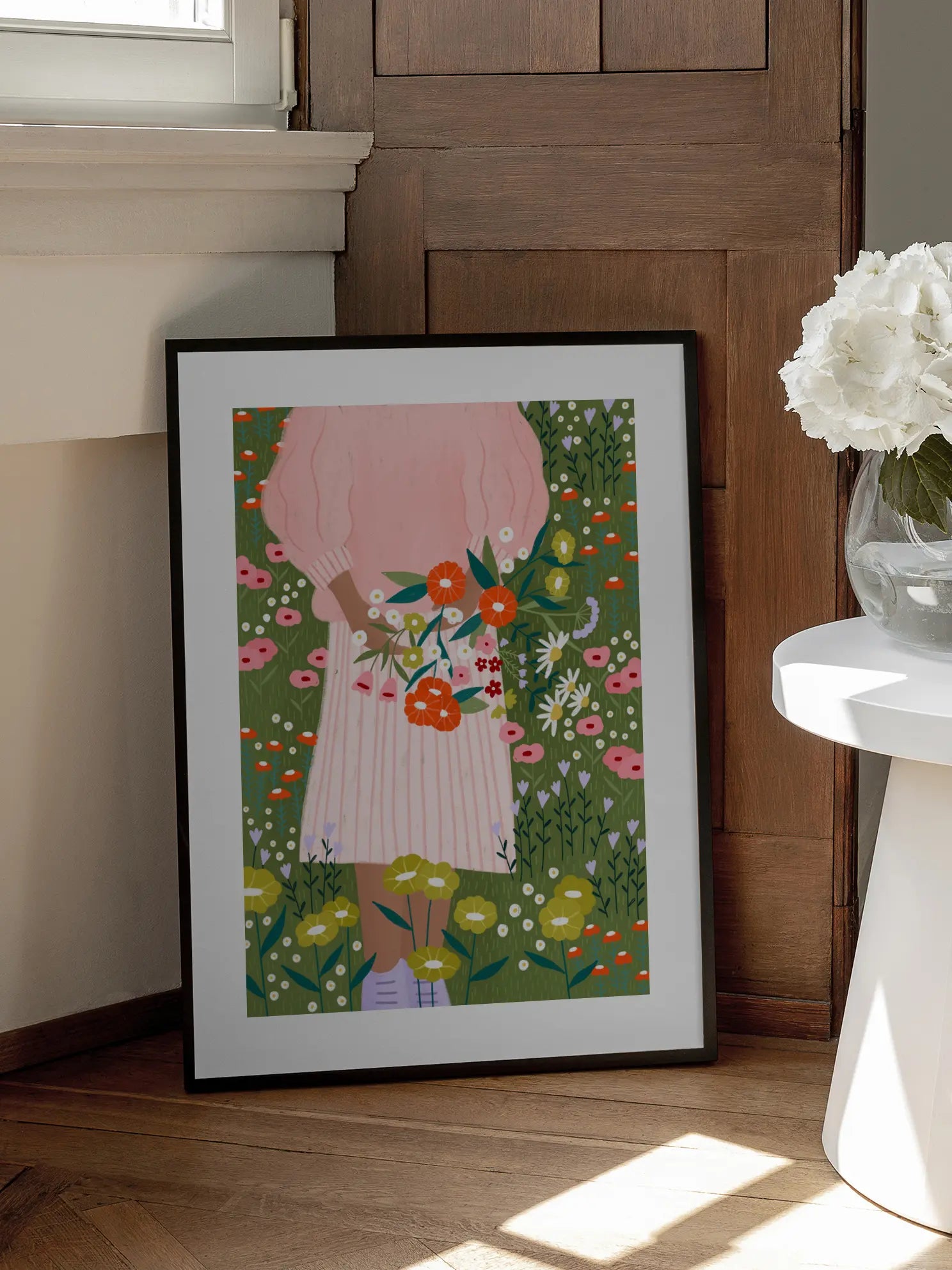 Blossoms in Hand Poster