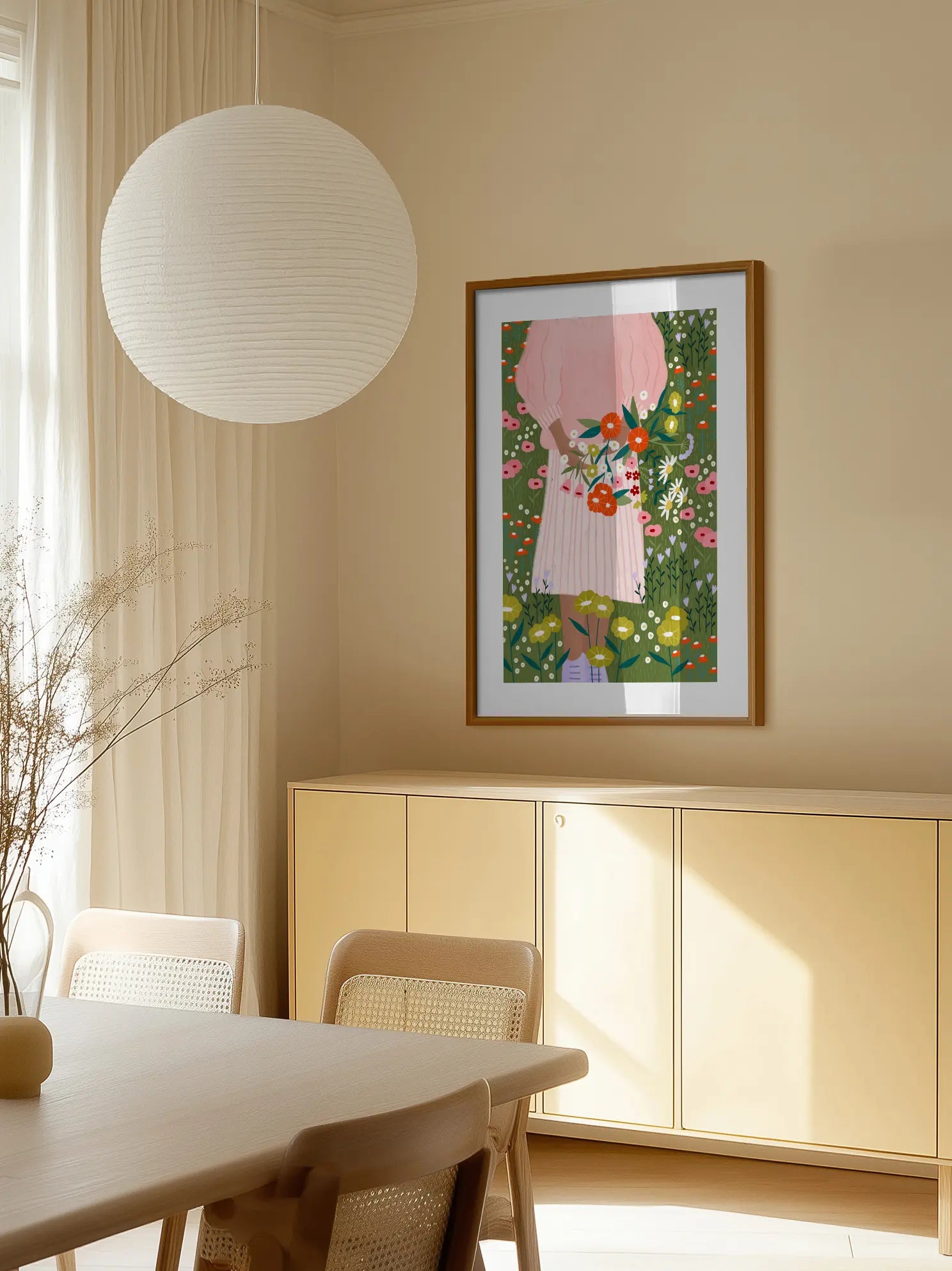 Blossoms in Hand Poster