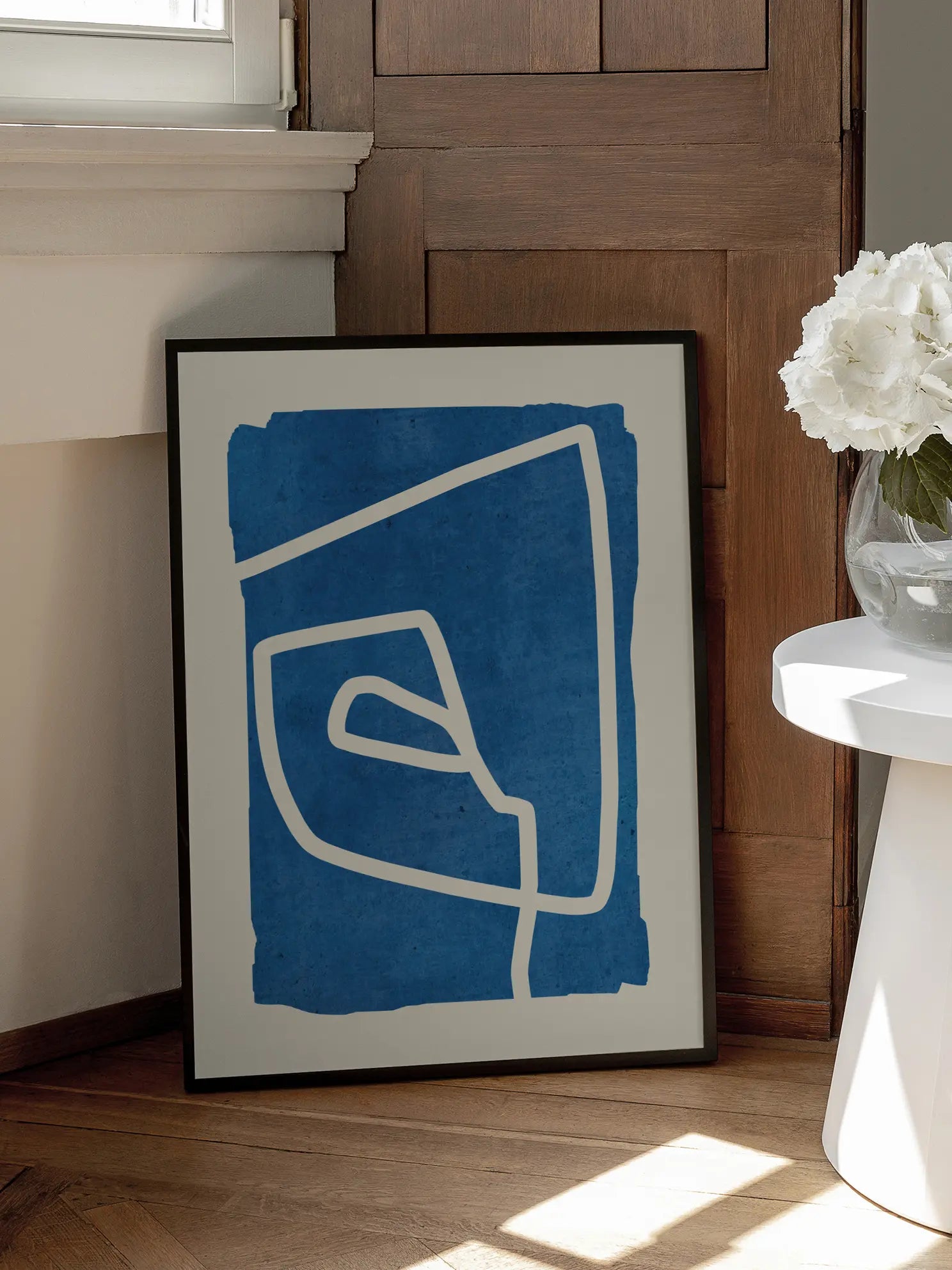 Blue Abstract Poster