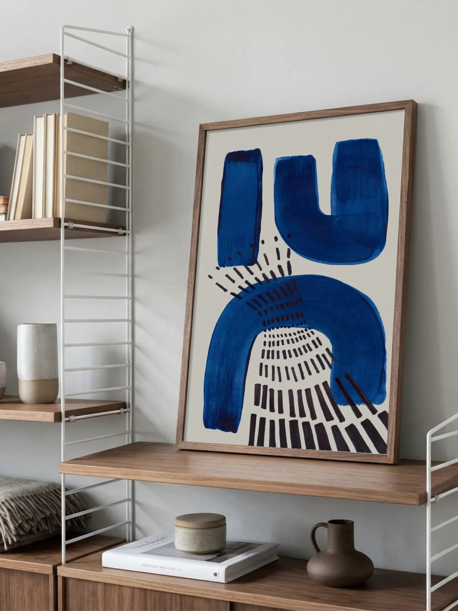 Blue Arches Poster