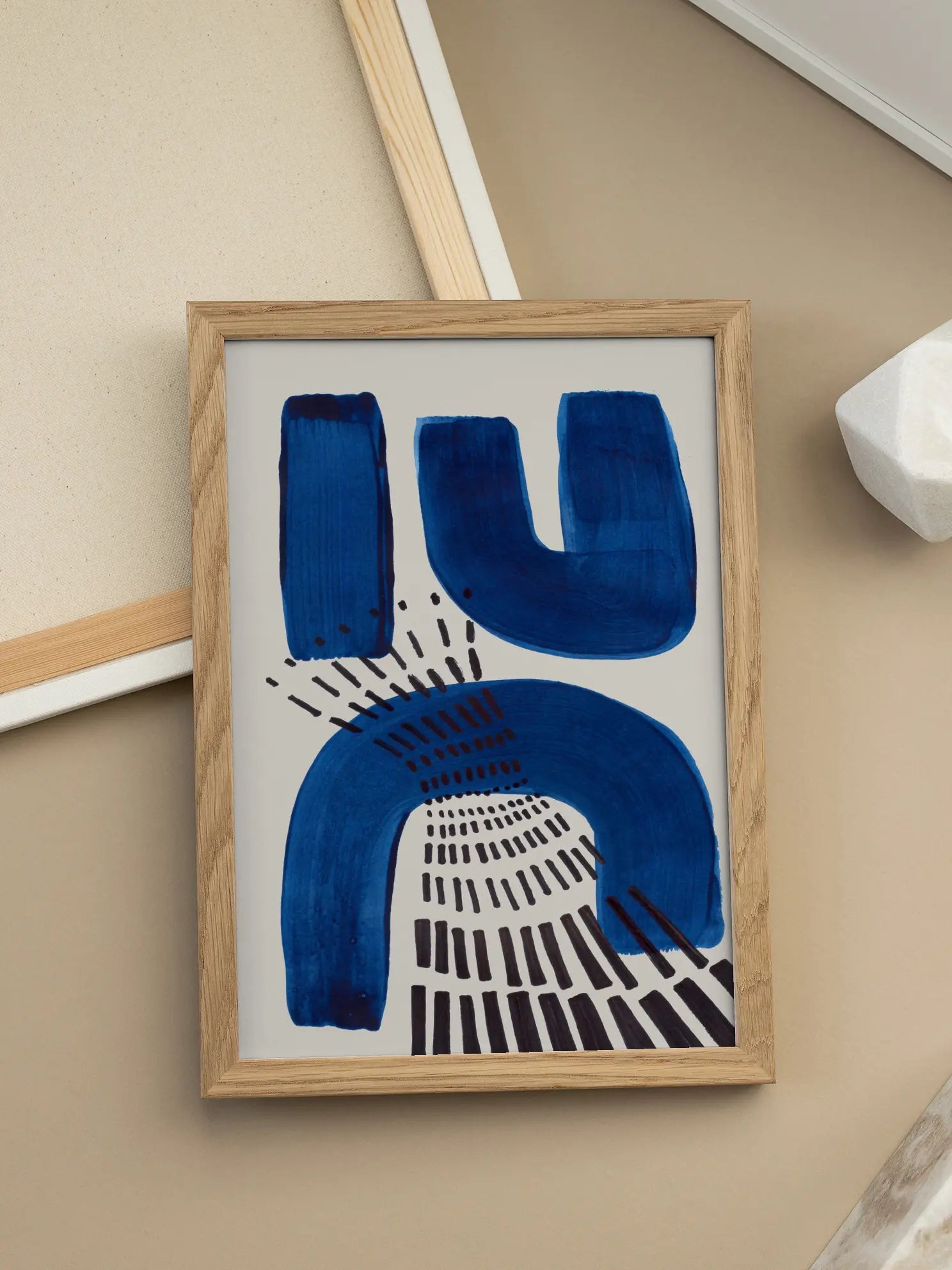 Blue Arches Poster