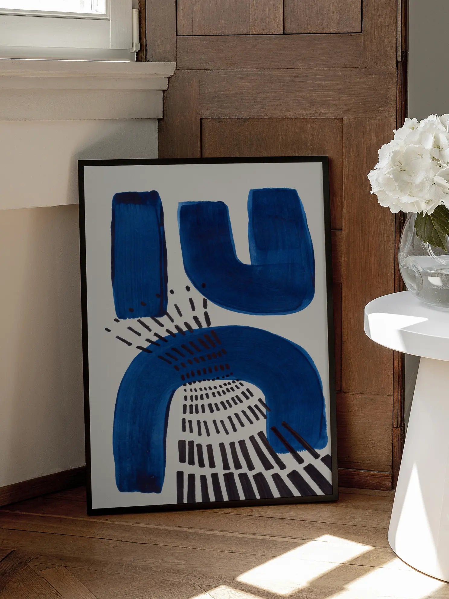 Blue Arches Poster