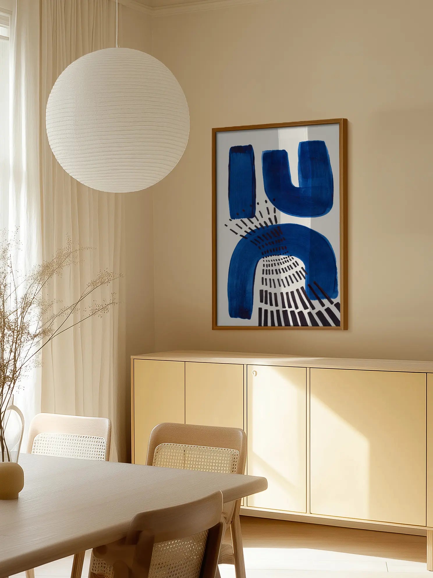 Blue Arches Poster
