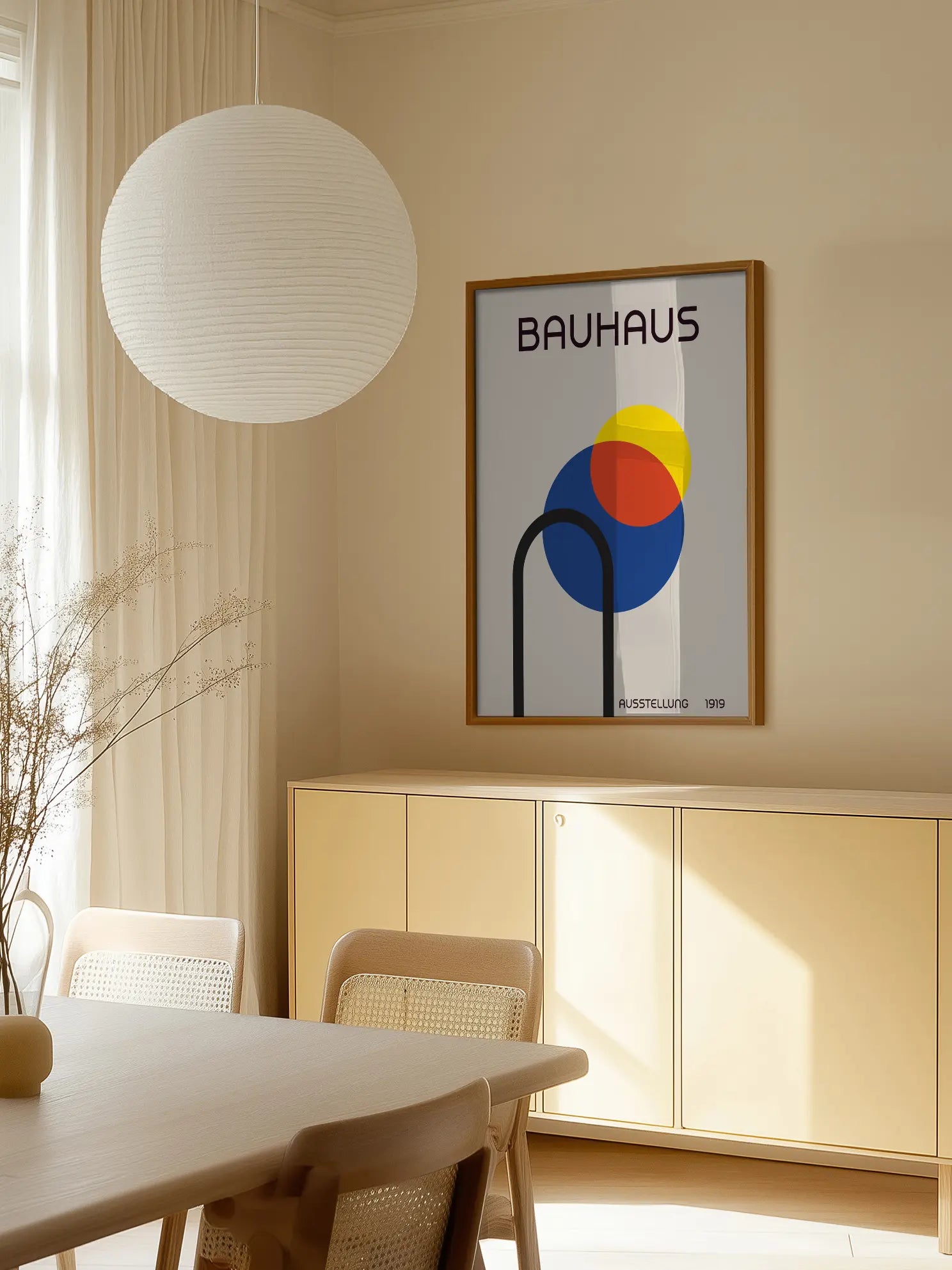 Blue — Bauhaus 1919 Poster