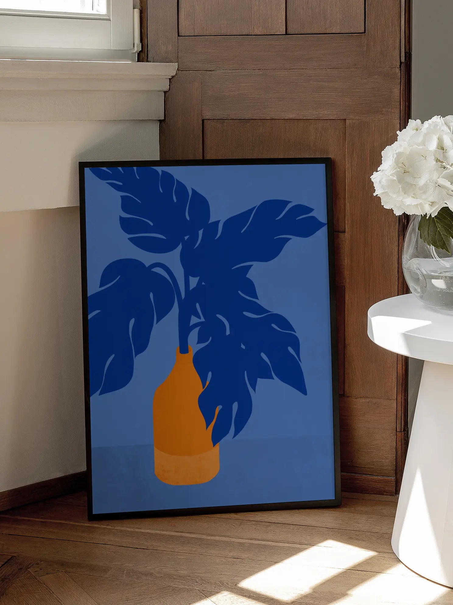 Blue Botanical Poster