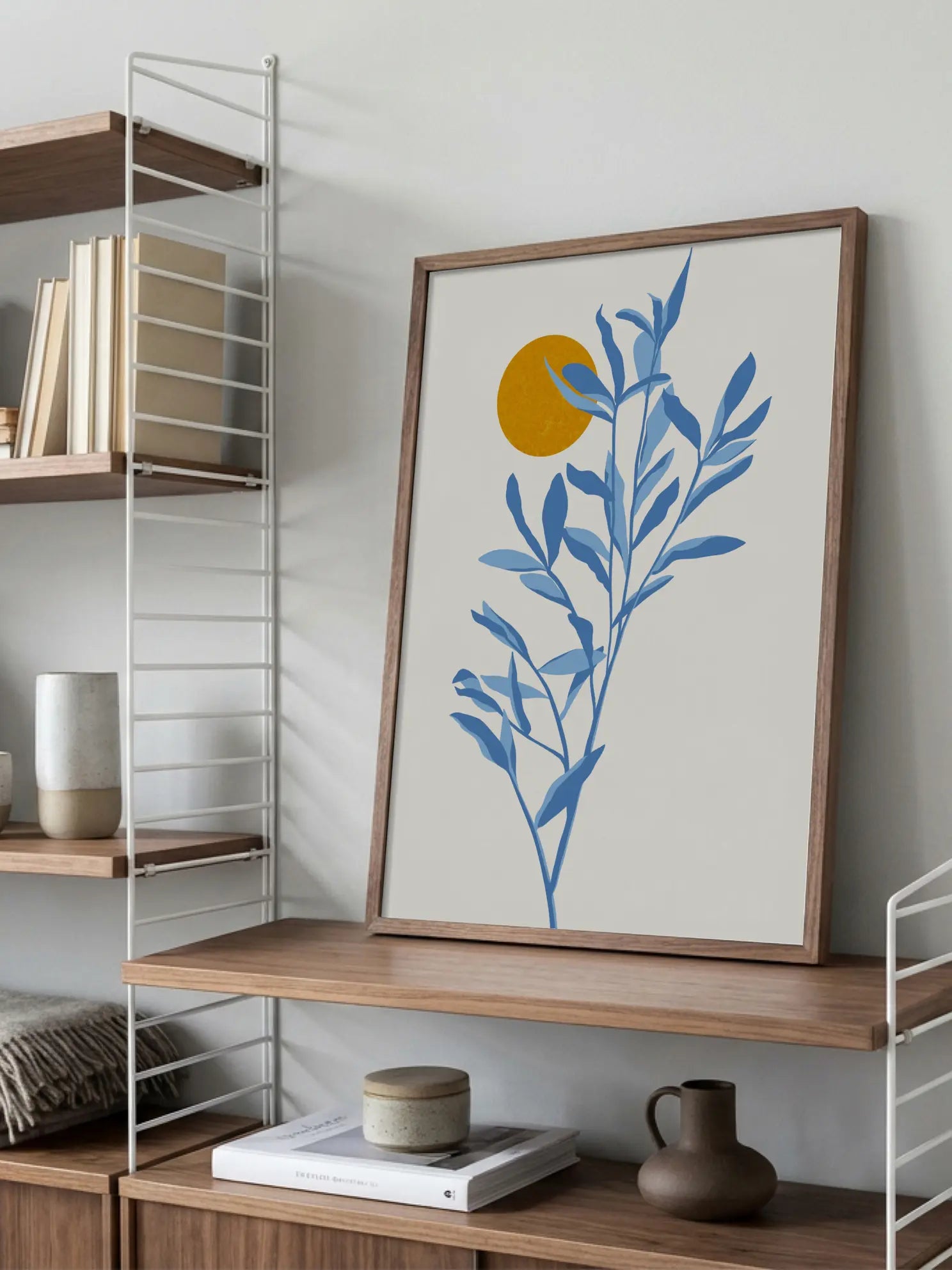Blue Branch Poster