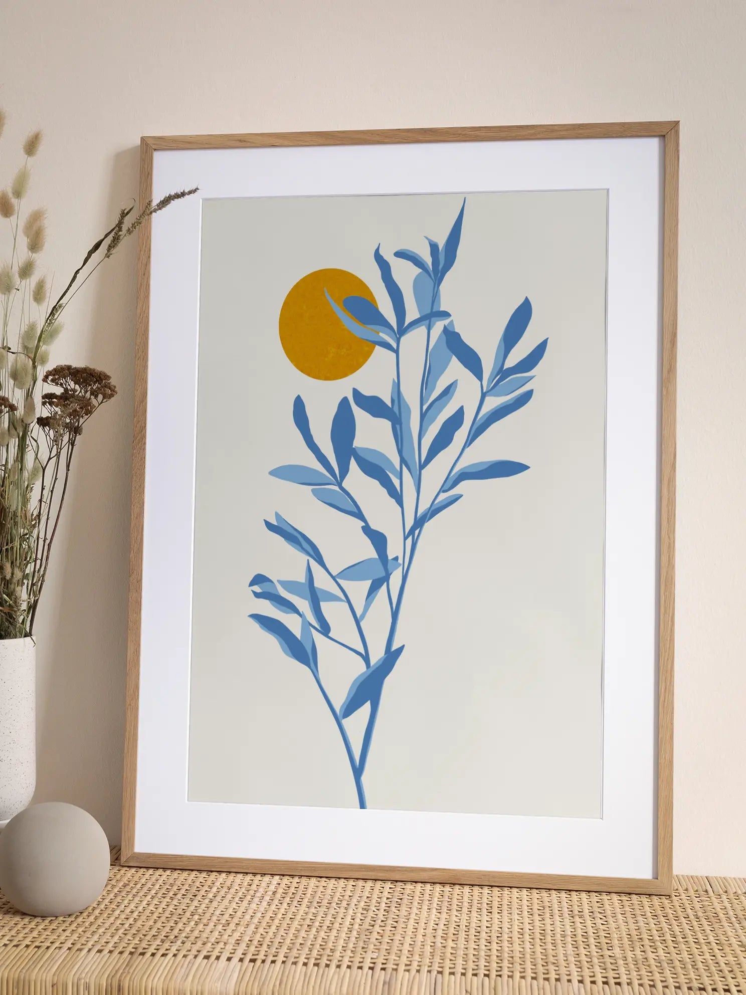 Blue Branch Poster