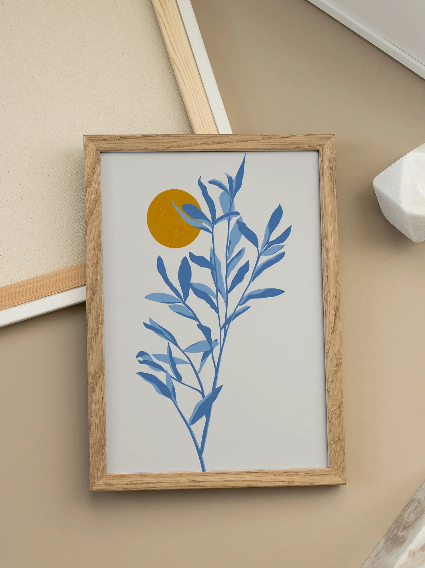 Blue Branch Poster