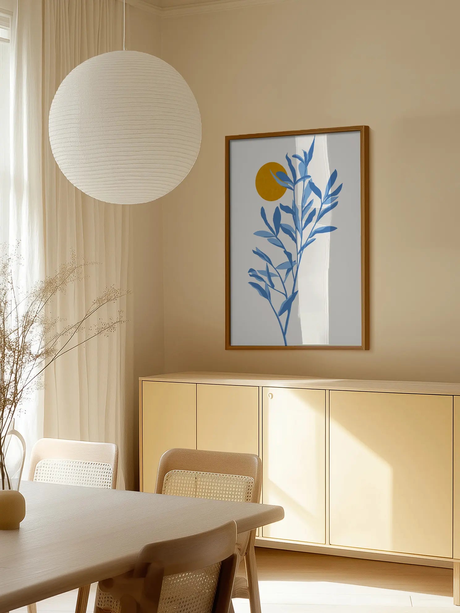 Blue Branch Poster