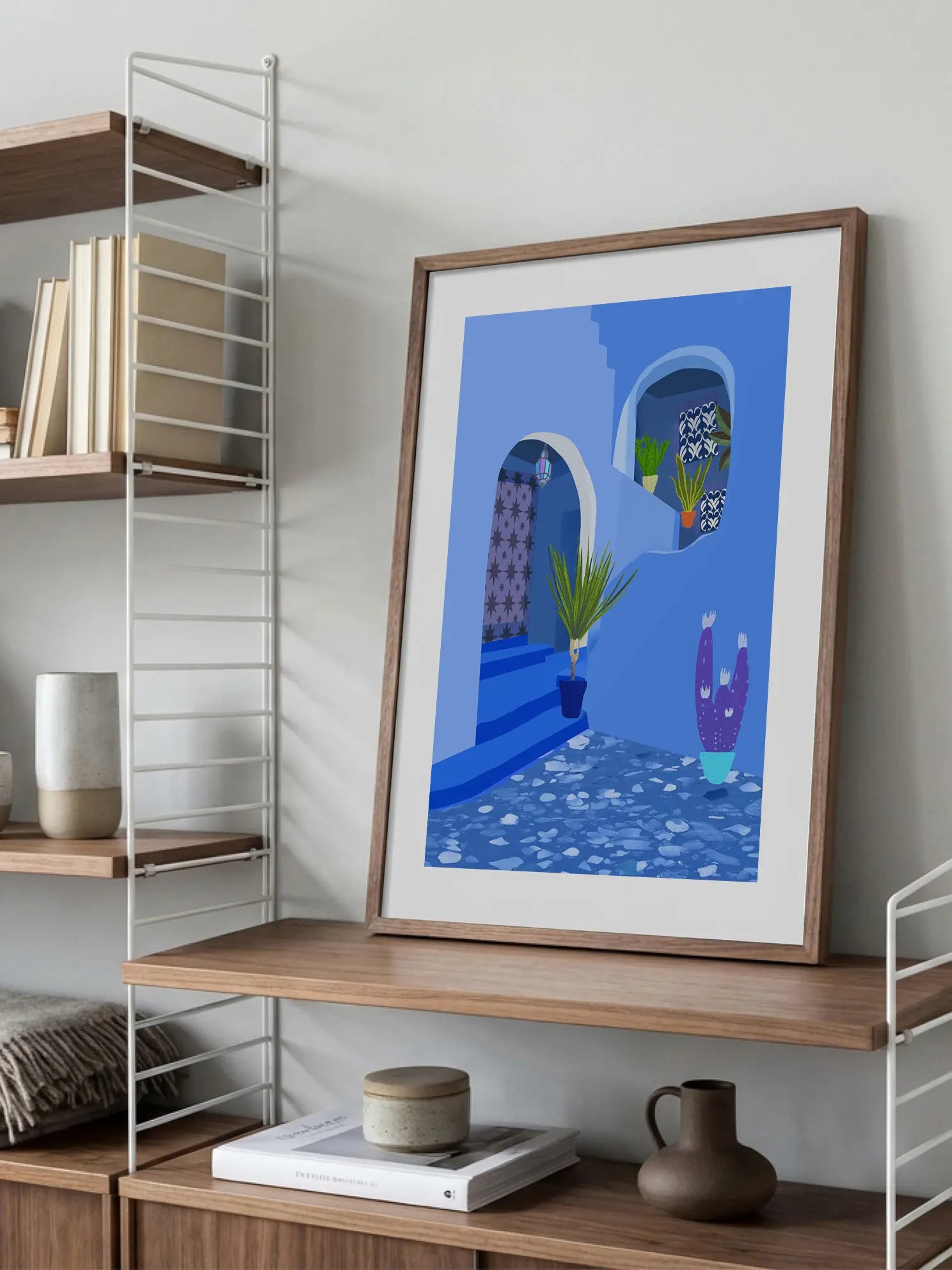 Blue Garden Poster