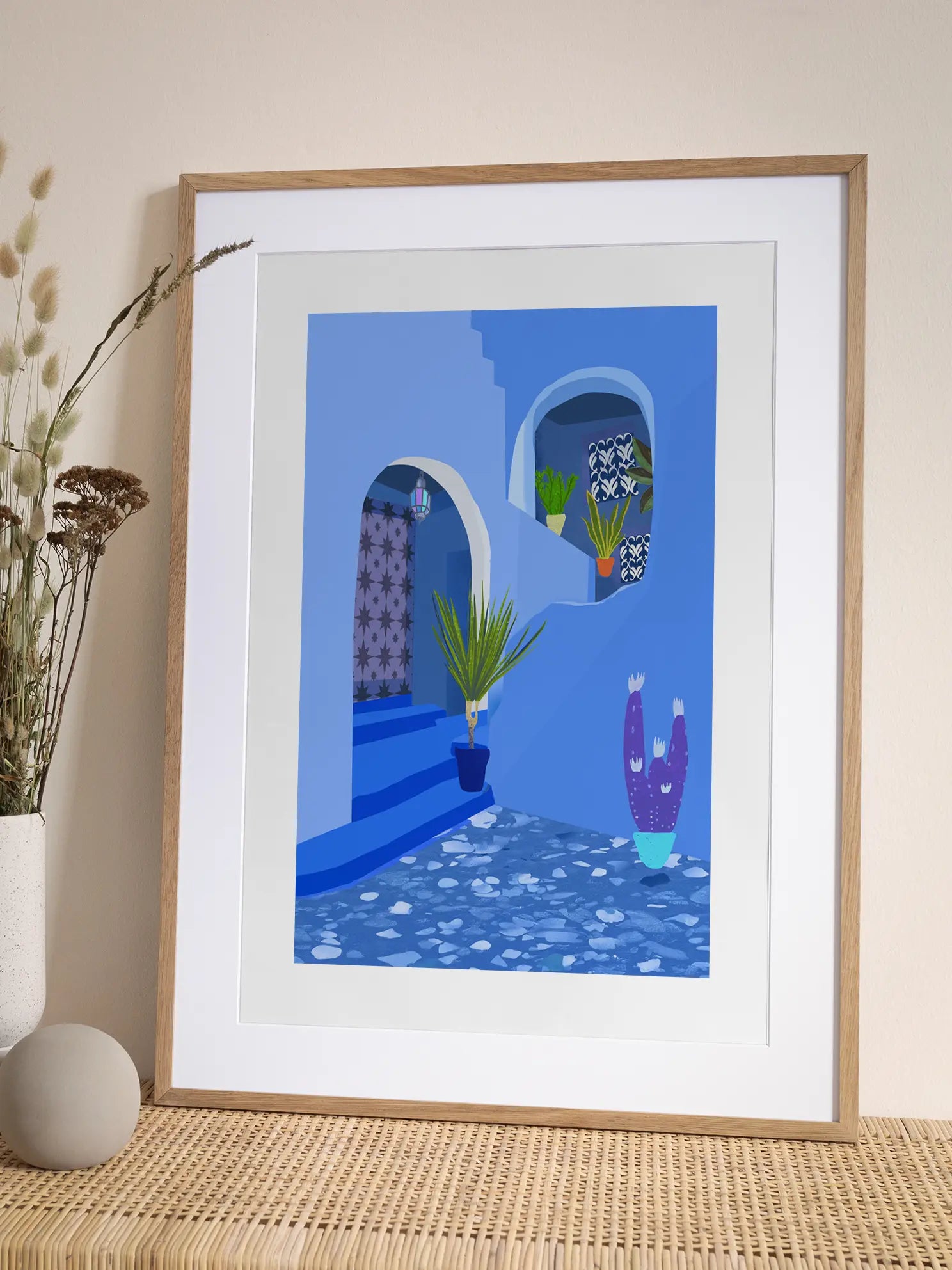 Blue Garden Poster