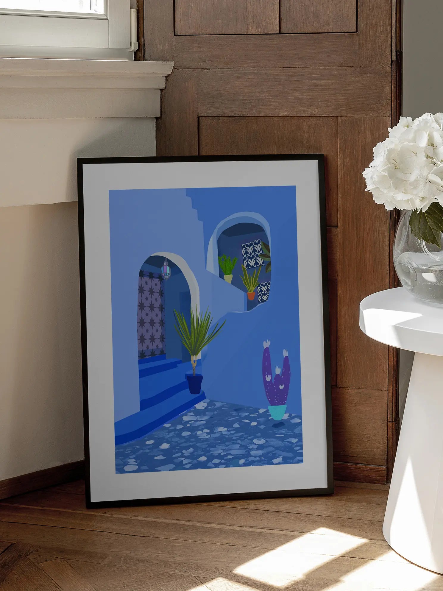 Blue Garden Poster