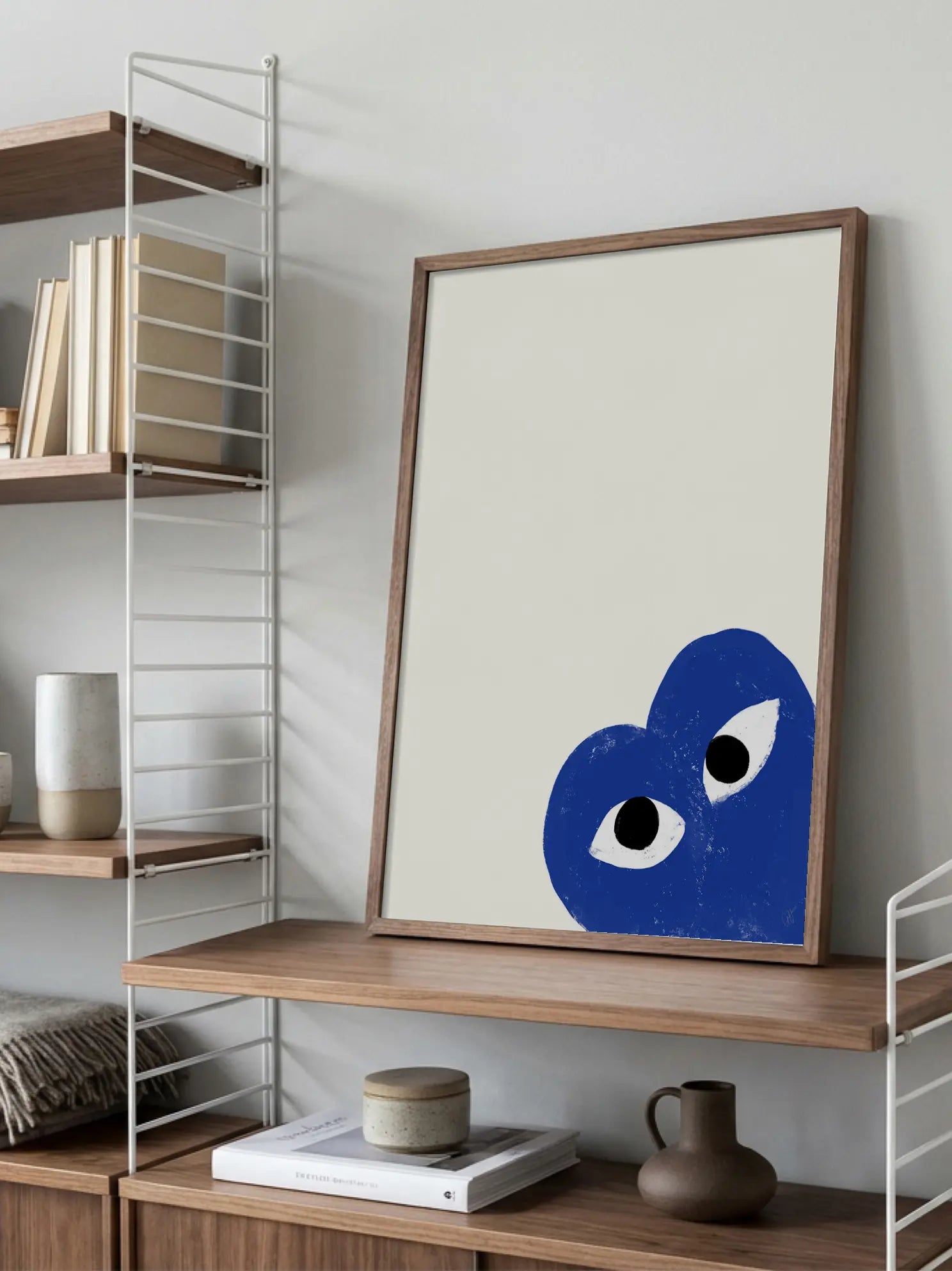 Blue Heart No1 Poster