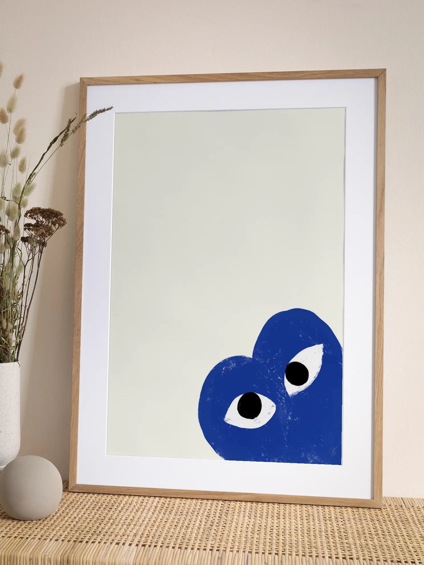 Blue Heart No1 Poster