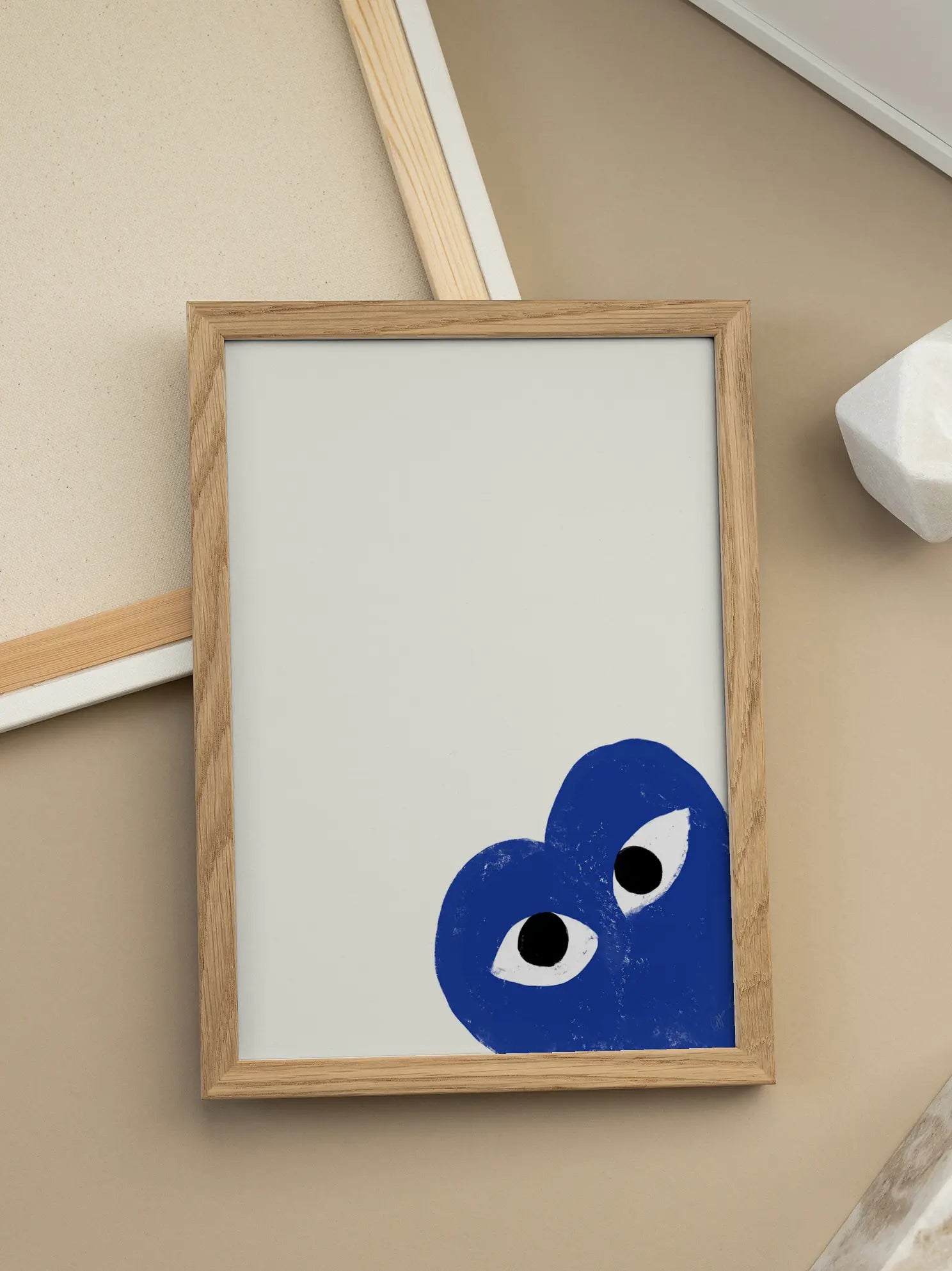 Blue Heart No1 Poster