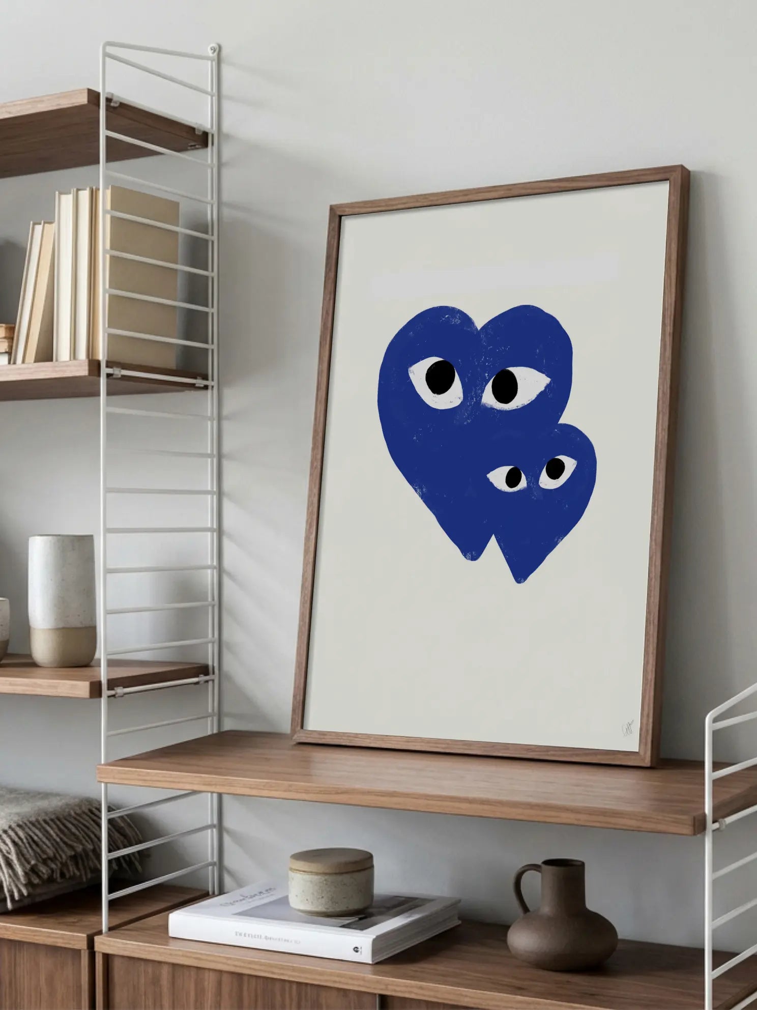 Blue Hearts No2 Poster