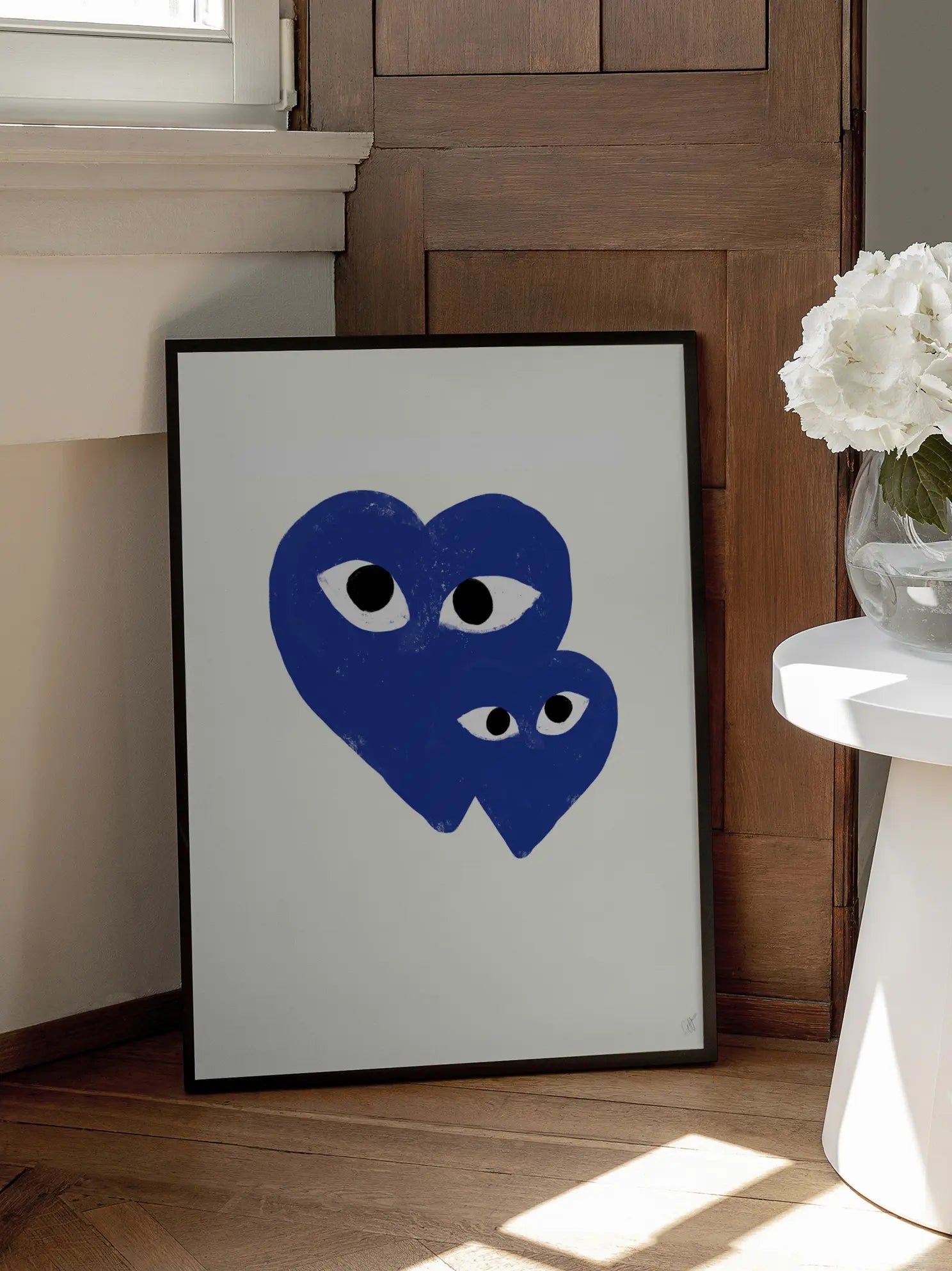 Blue Hearts No2 Poster
